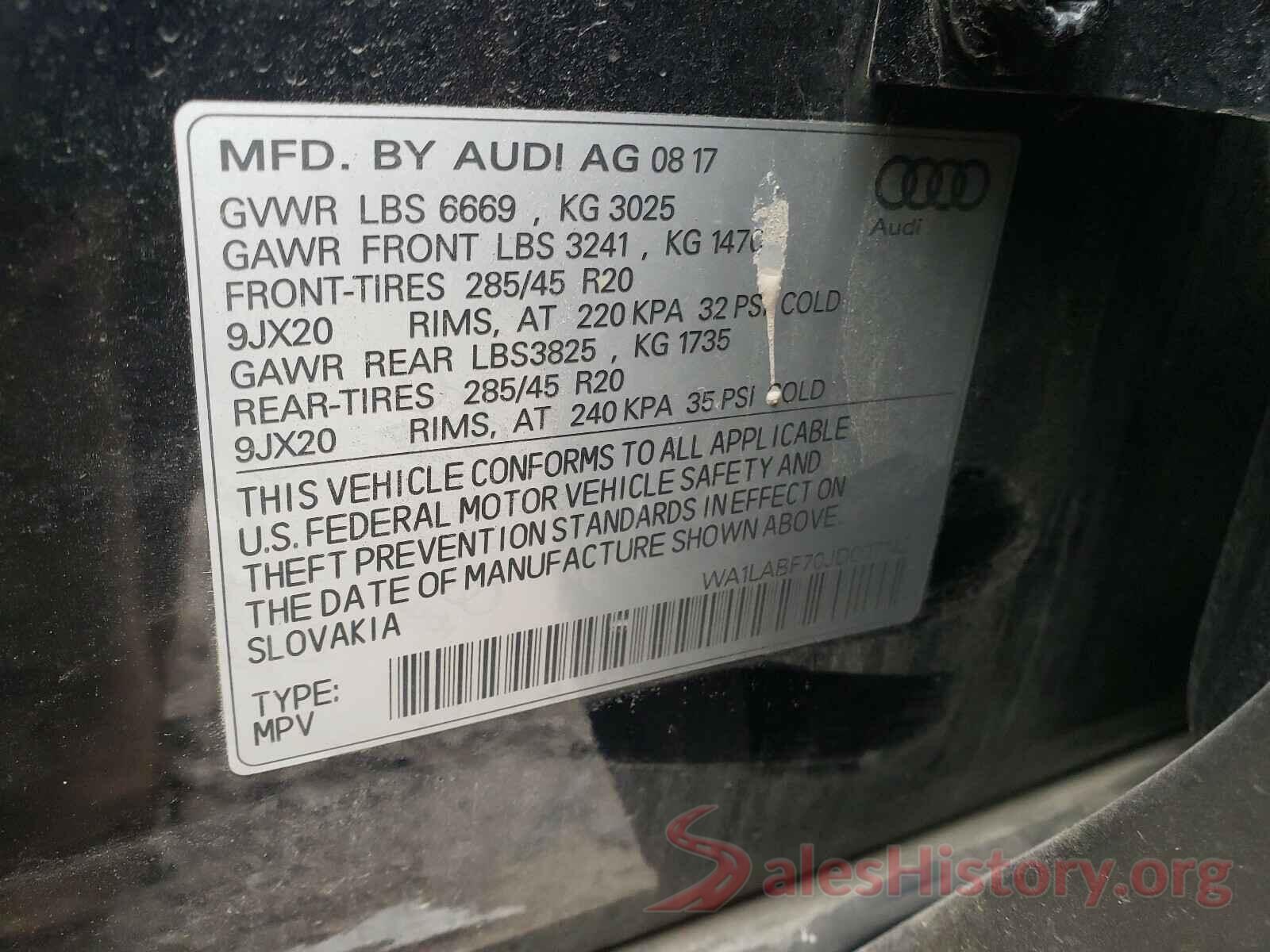 WA1LABF70JD007142 2018 AUDI Q7