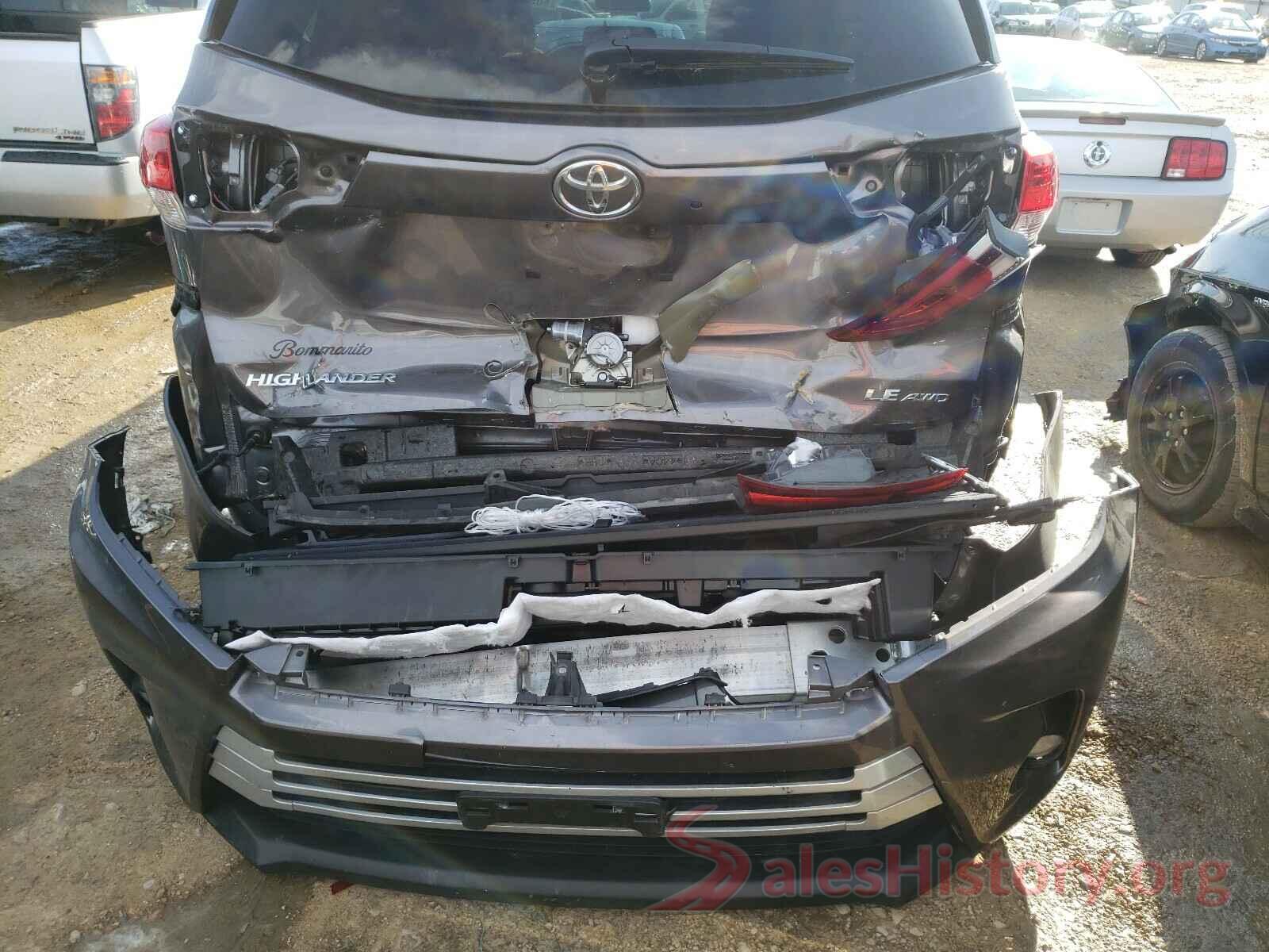 5TDBZRFH0KS969992 2019 TOYOTA HIGHLANDER