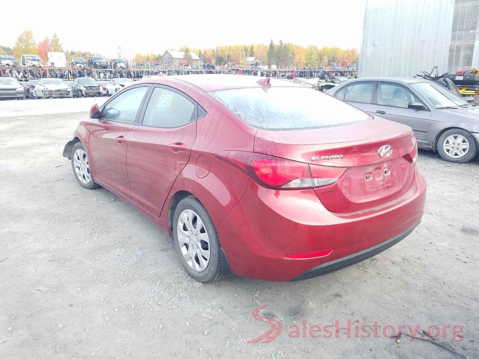 5NPDH4AE8GH788941 2016 HYUNDAI ELANTRA