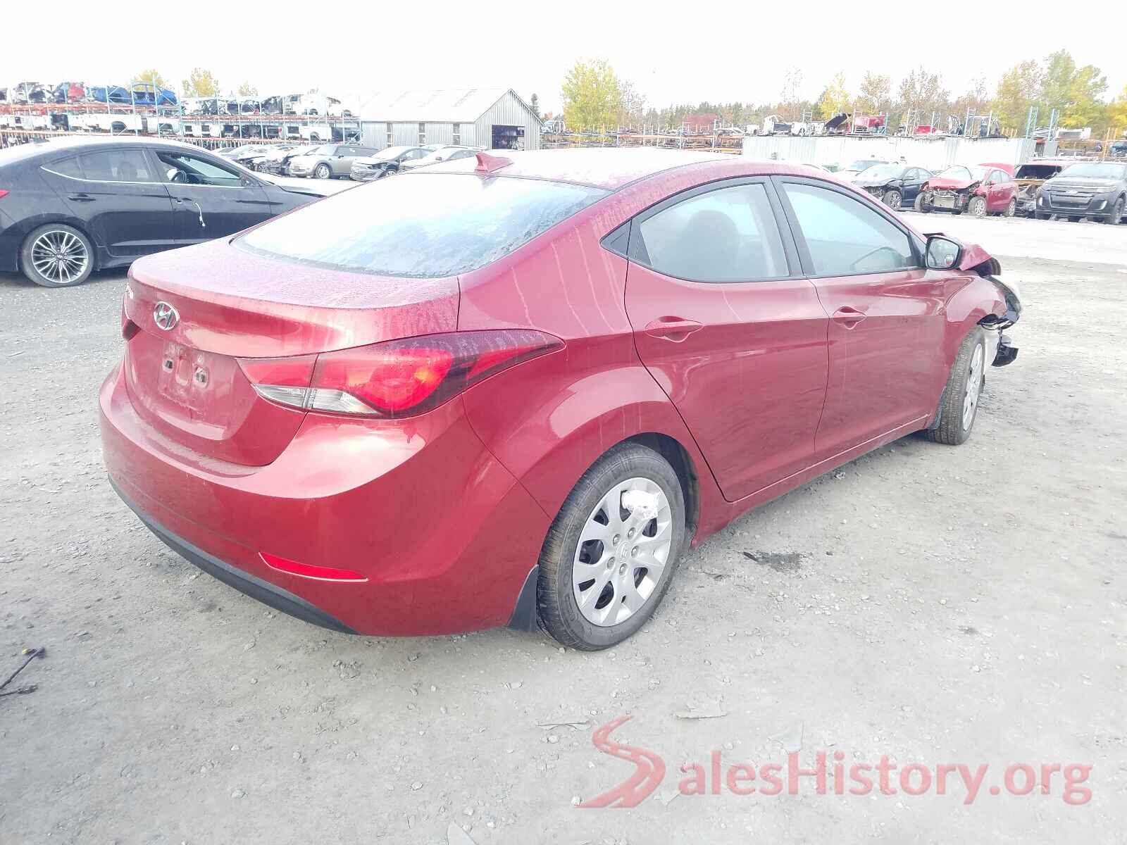 5NPDH4AE8GH788941 2016 HYUNDAI ELANTRA