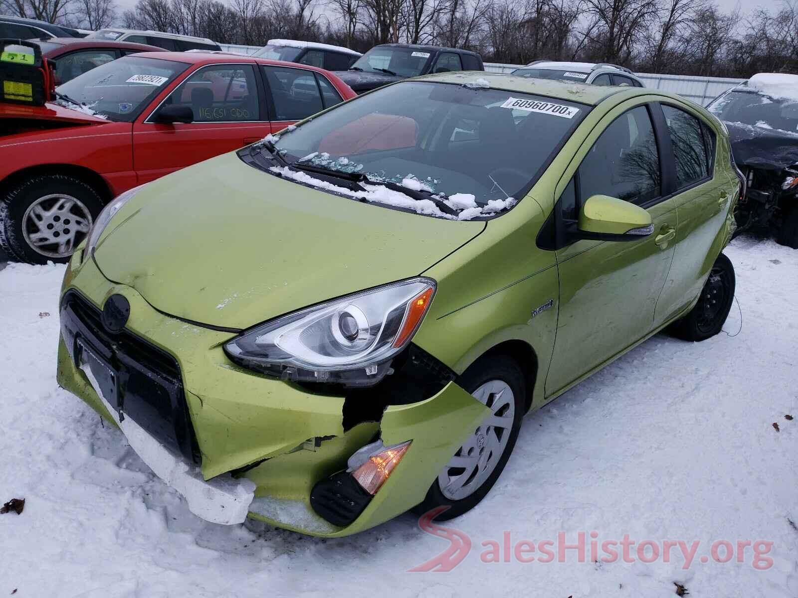 JTDKDTB39G1133172 2016 TOYOTA PRIUS