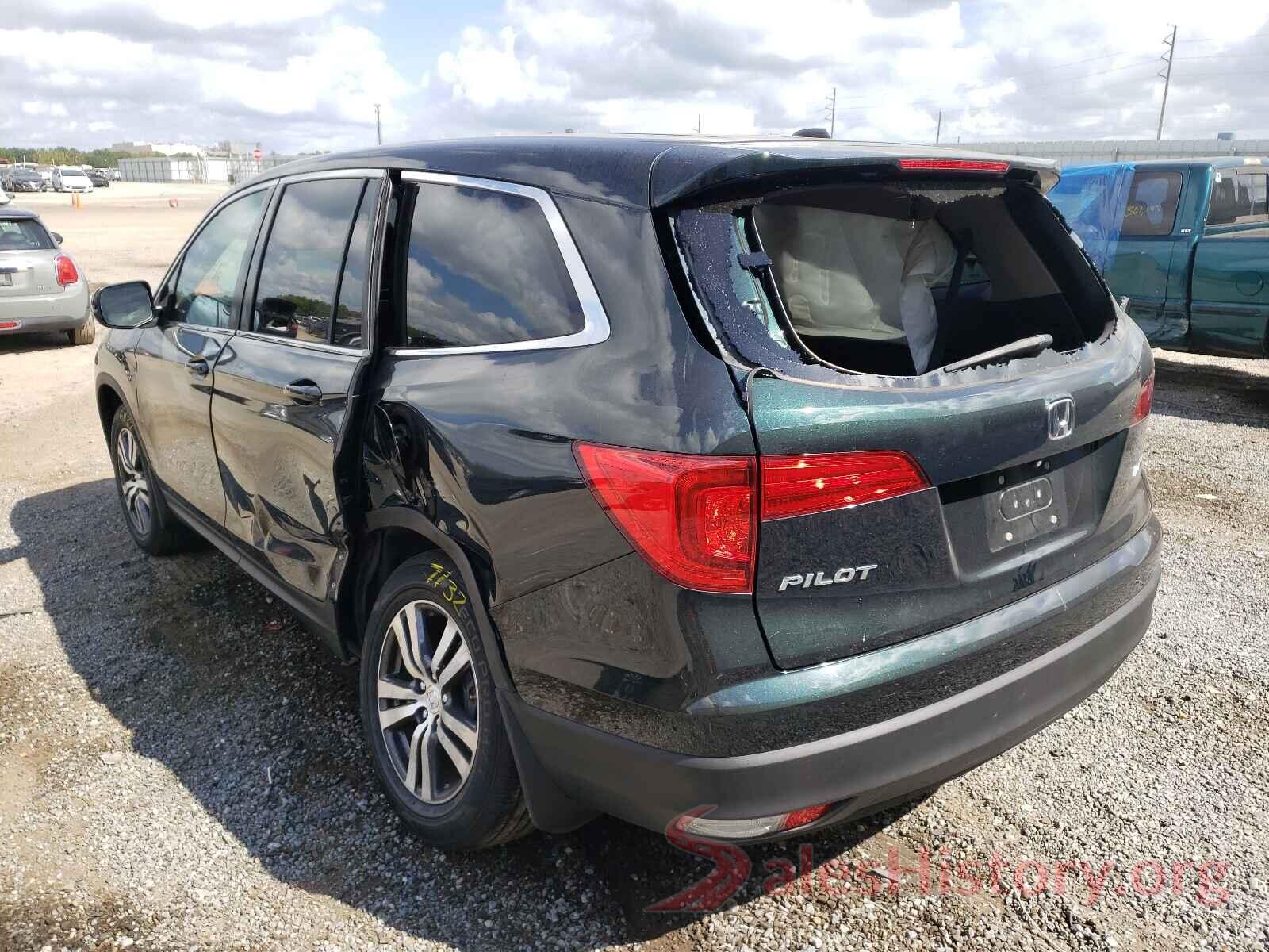 5FNYF6H34GB065836 2016 HONDA PILOT