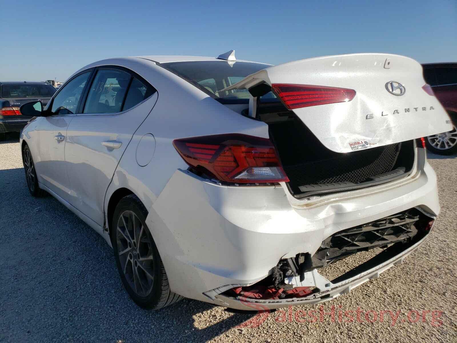 5NPD84LF2KH493638 2019 HYUNDAI ELANTRA