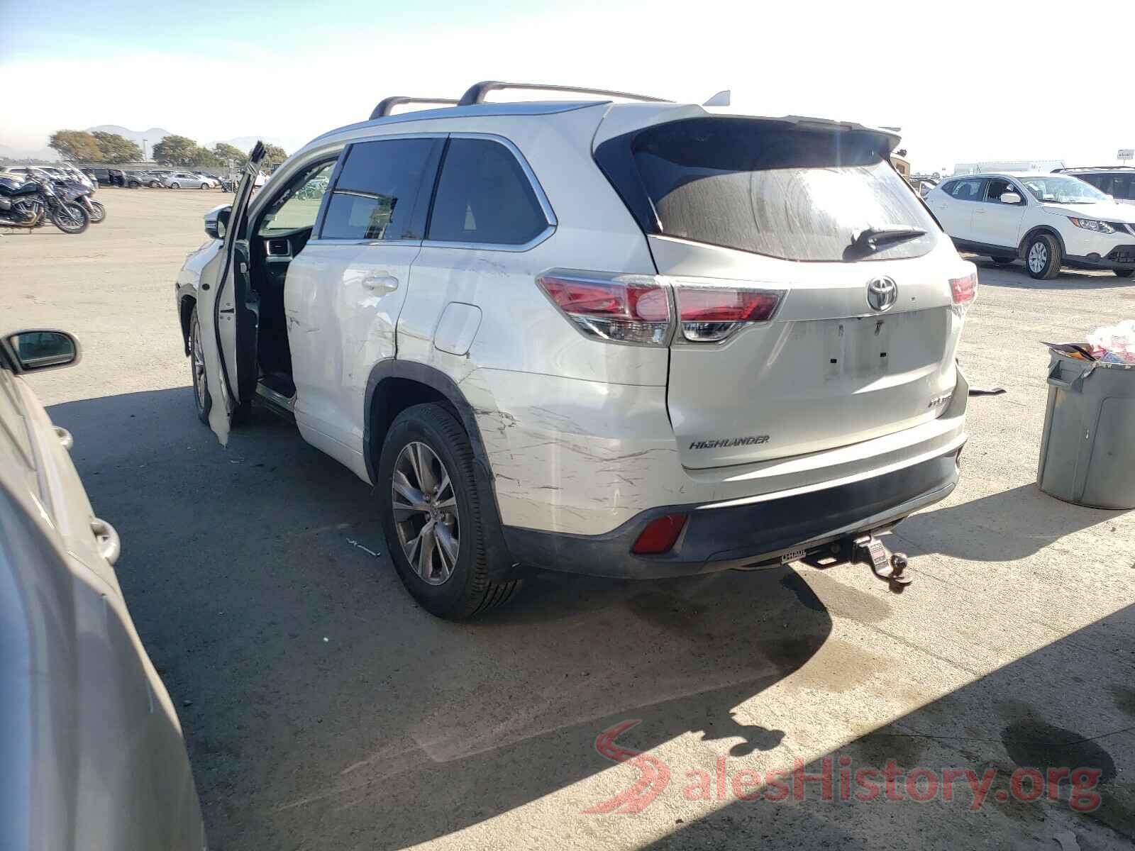 5TDJKRFH5FS154564 2015 TOYOTA HIGHLANDER