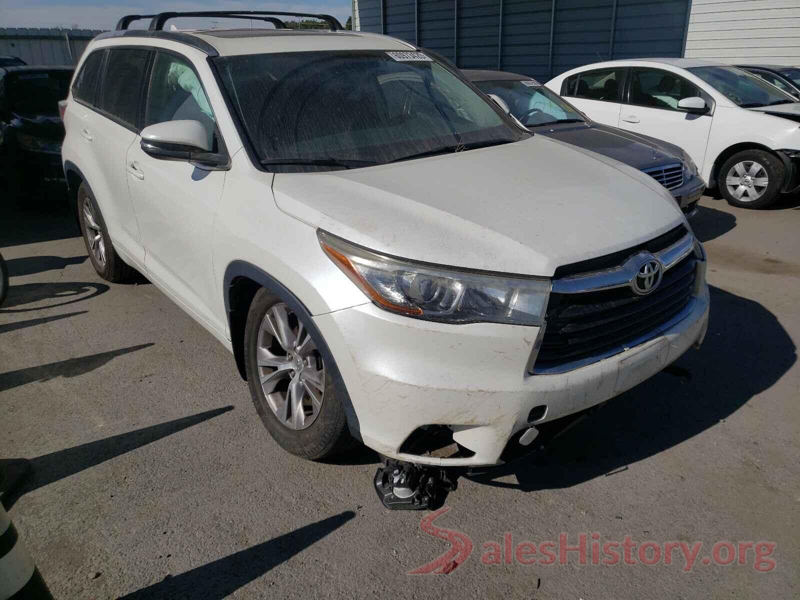 5TDJKRFH5FS154564 2015 TOYOTA HIGHLANDER