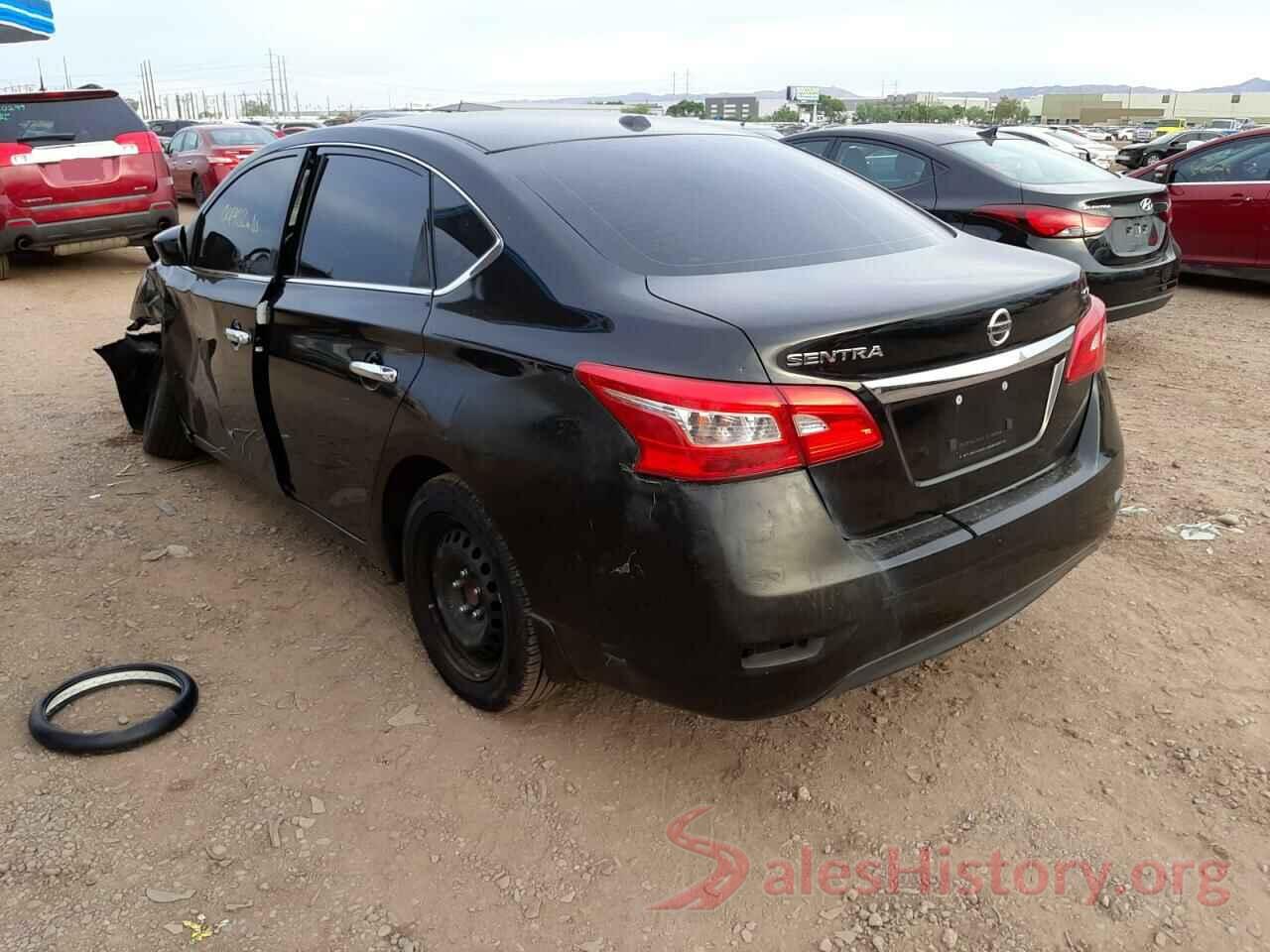 3N1AB7AP3HL693974 2017 NISSAN SENTRA