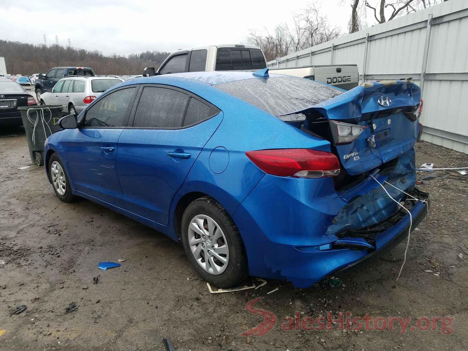 5NPD74LF0HH139886 2017 HYUNDAI ELANTRA