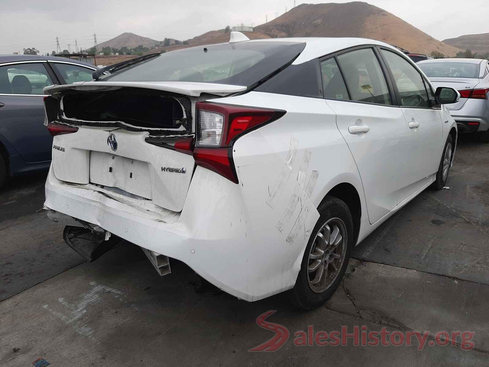 JTDKARFU0L3110098 2020 TOYOTA PRIUS