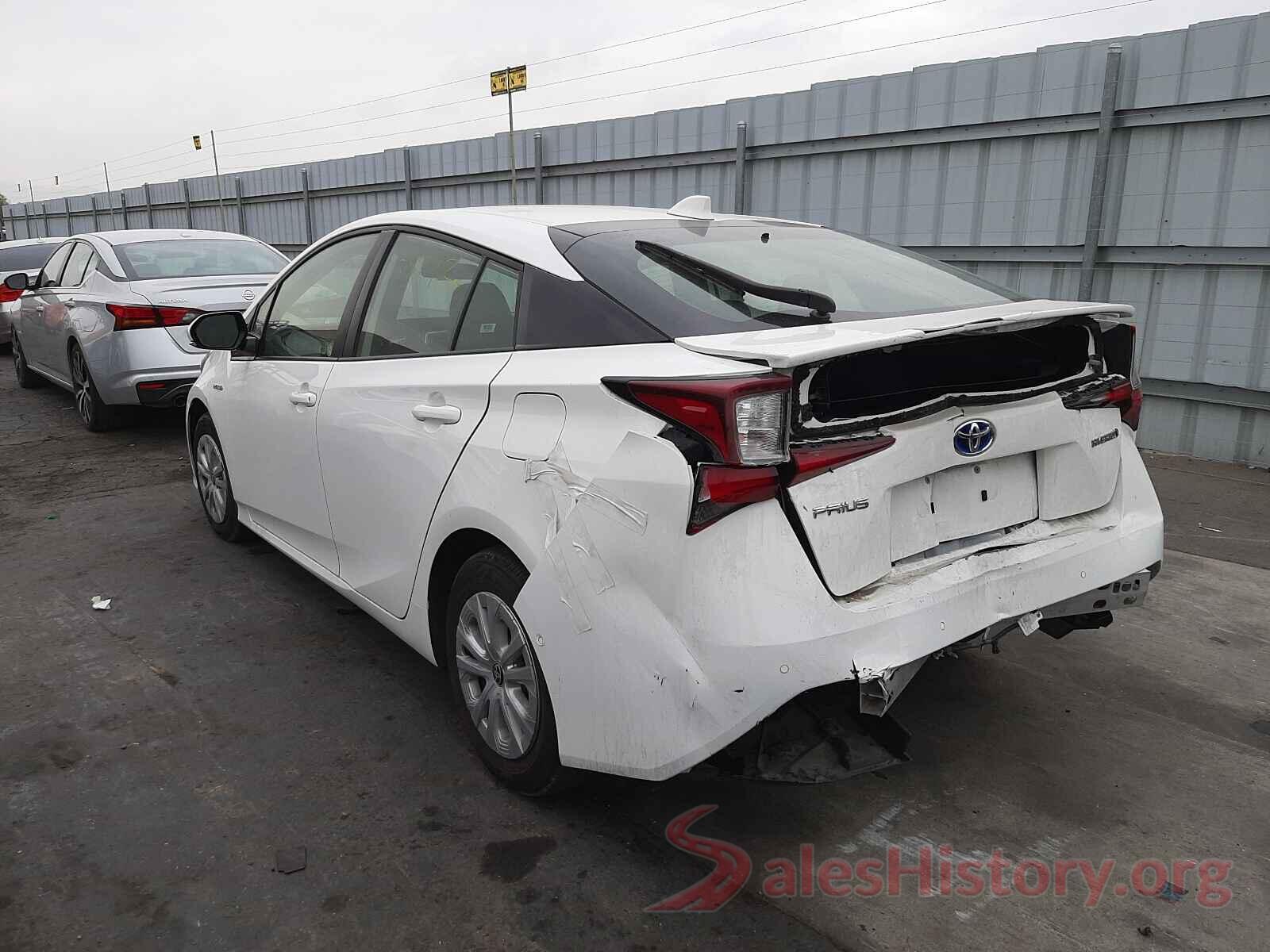 JTDKARFU0L3110098 2020 TOYOTA PRIUS