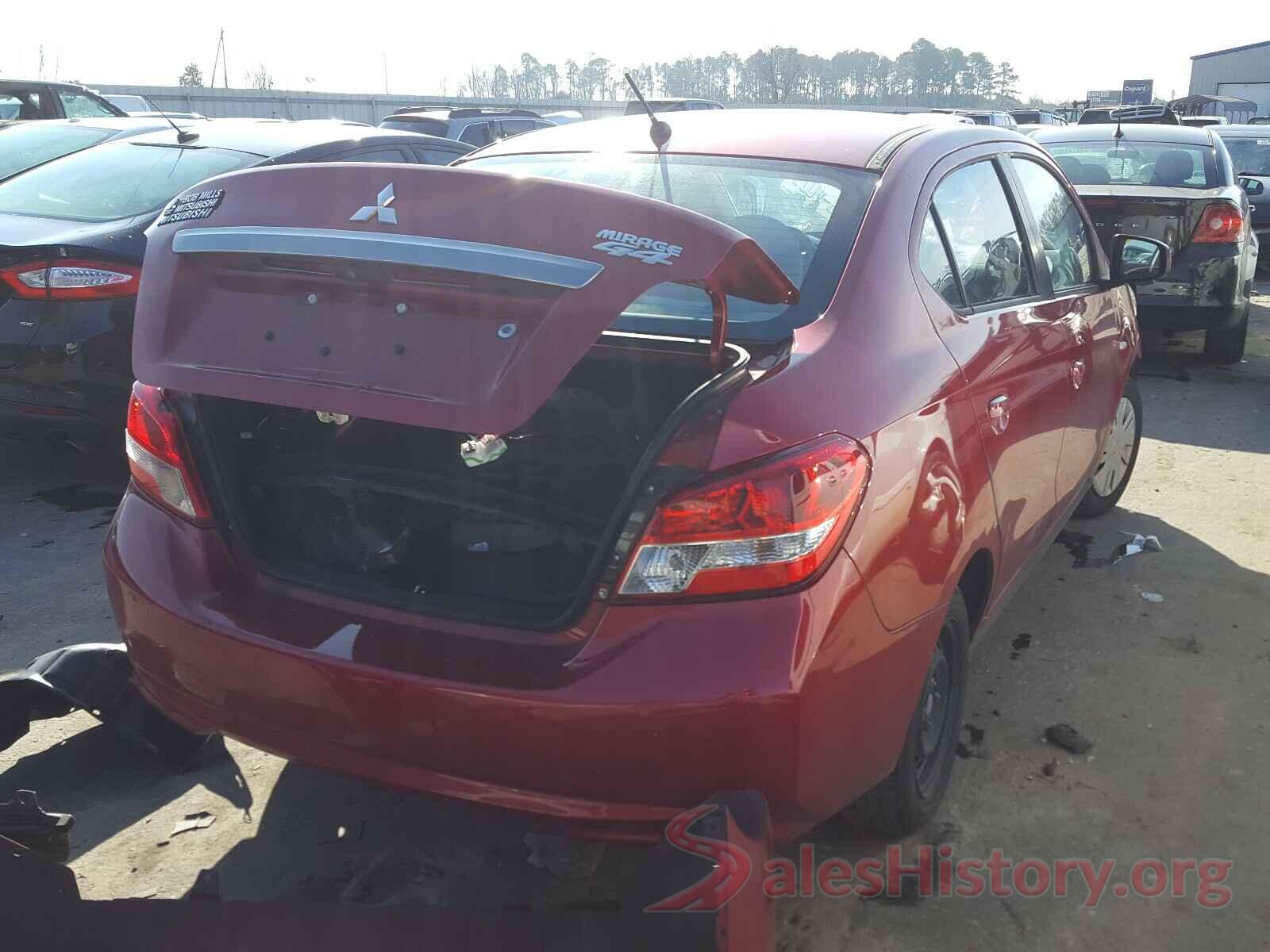 ML32F3FJ8KHF01995 2019 MITSUBISHI MIRAGE