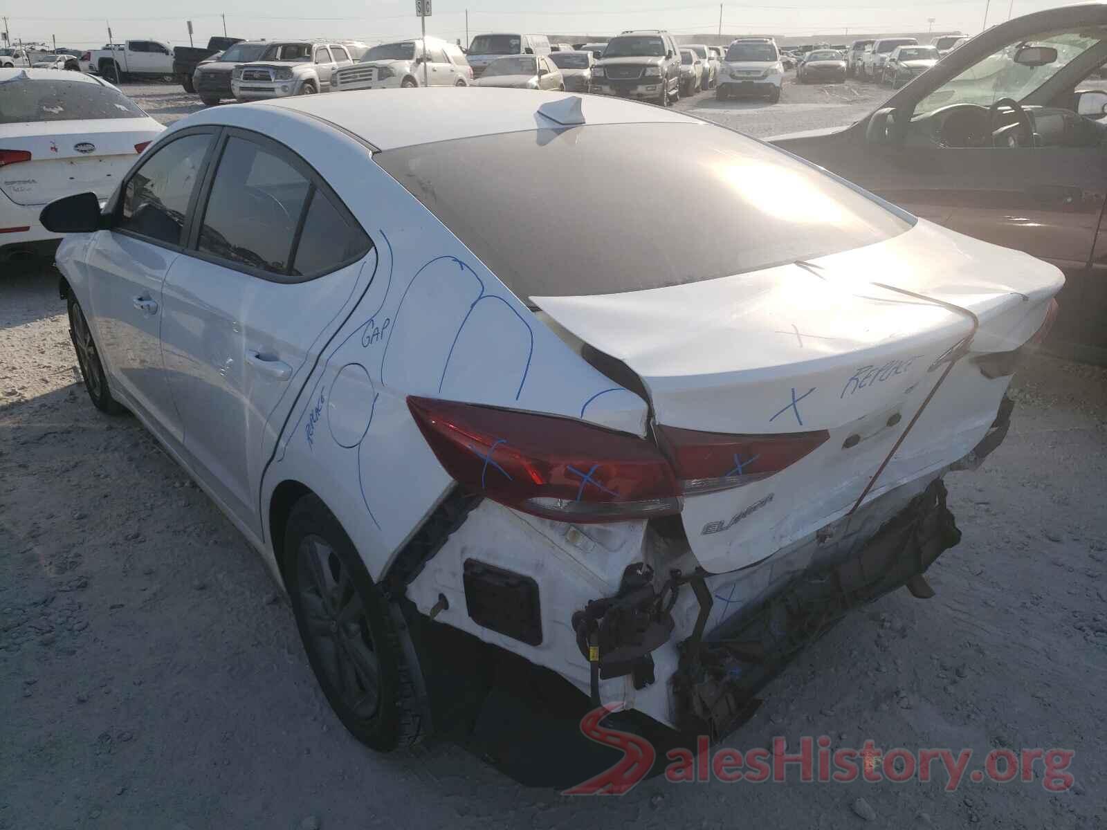 5NPD84LF1JH274054 2018 HYUNDAI ELANTRA