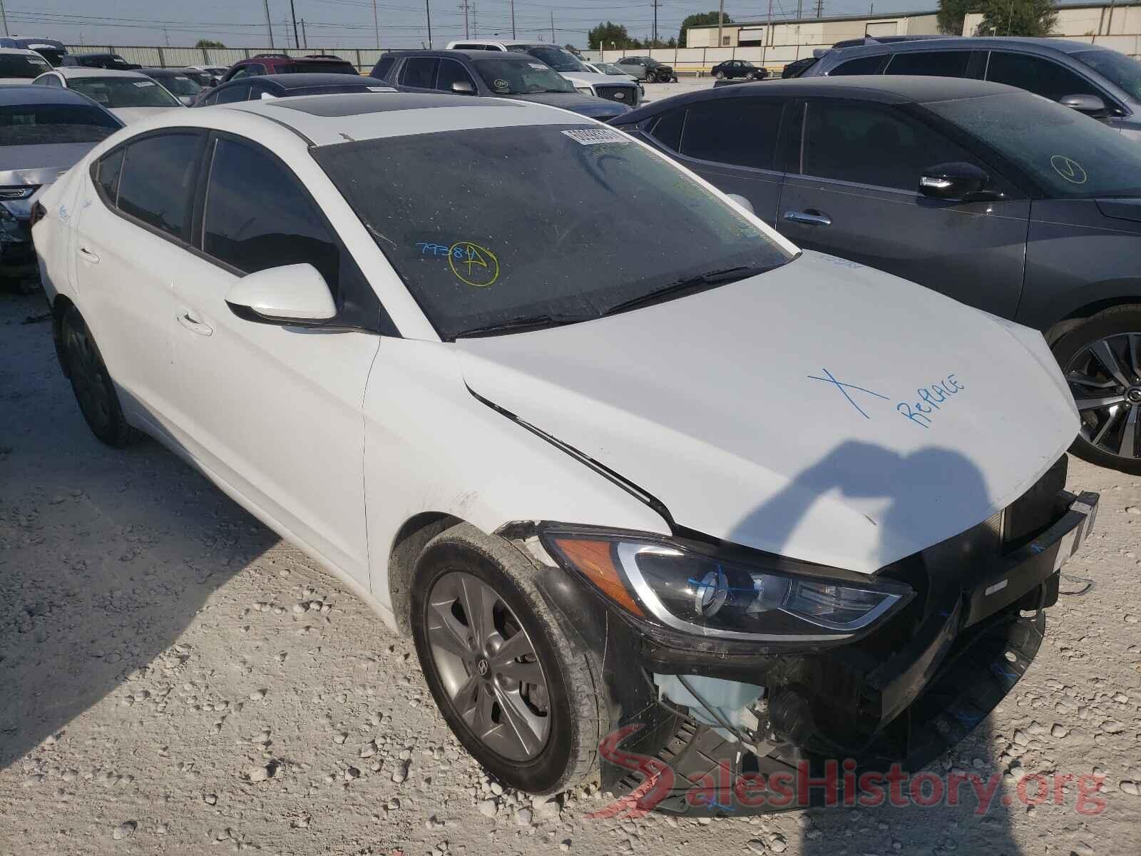 5NPD84LF1JH274054 2018 HYUNDAI ELANTRA