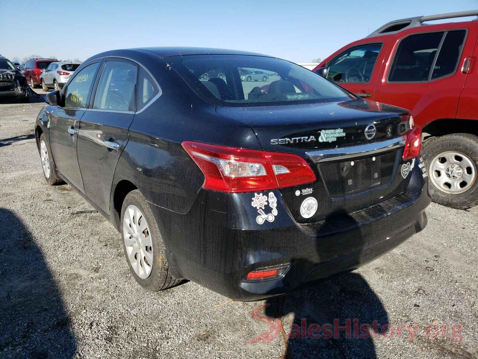 3N1AB7AP2HY233465 2017 NISSAN SENTRA