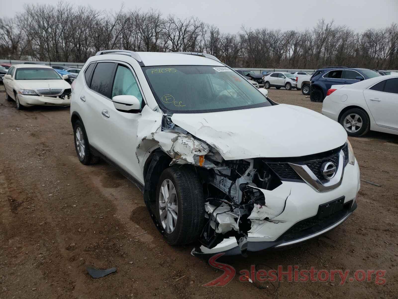 KNMAT2MT1GP731095 2016 NISSAN ROGUE