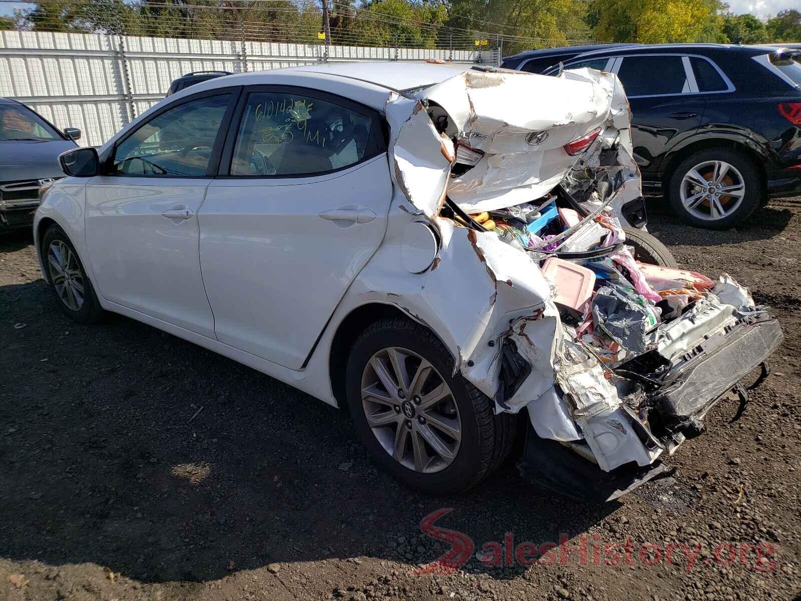 5NPDH4AEXGH686413 2016 HYUNDAI ELANTRA