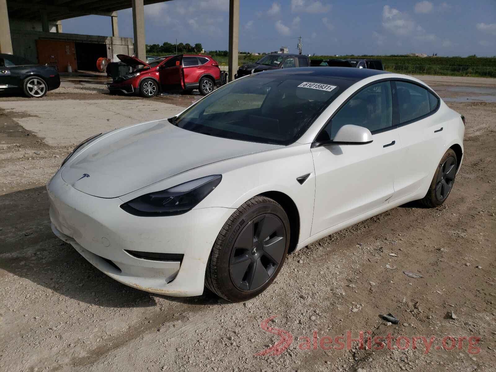 5YJ3E1EA6MF027541 2021 TESLA MODEL 3