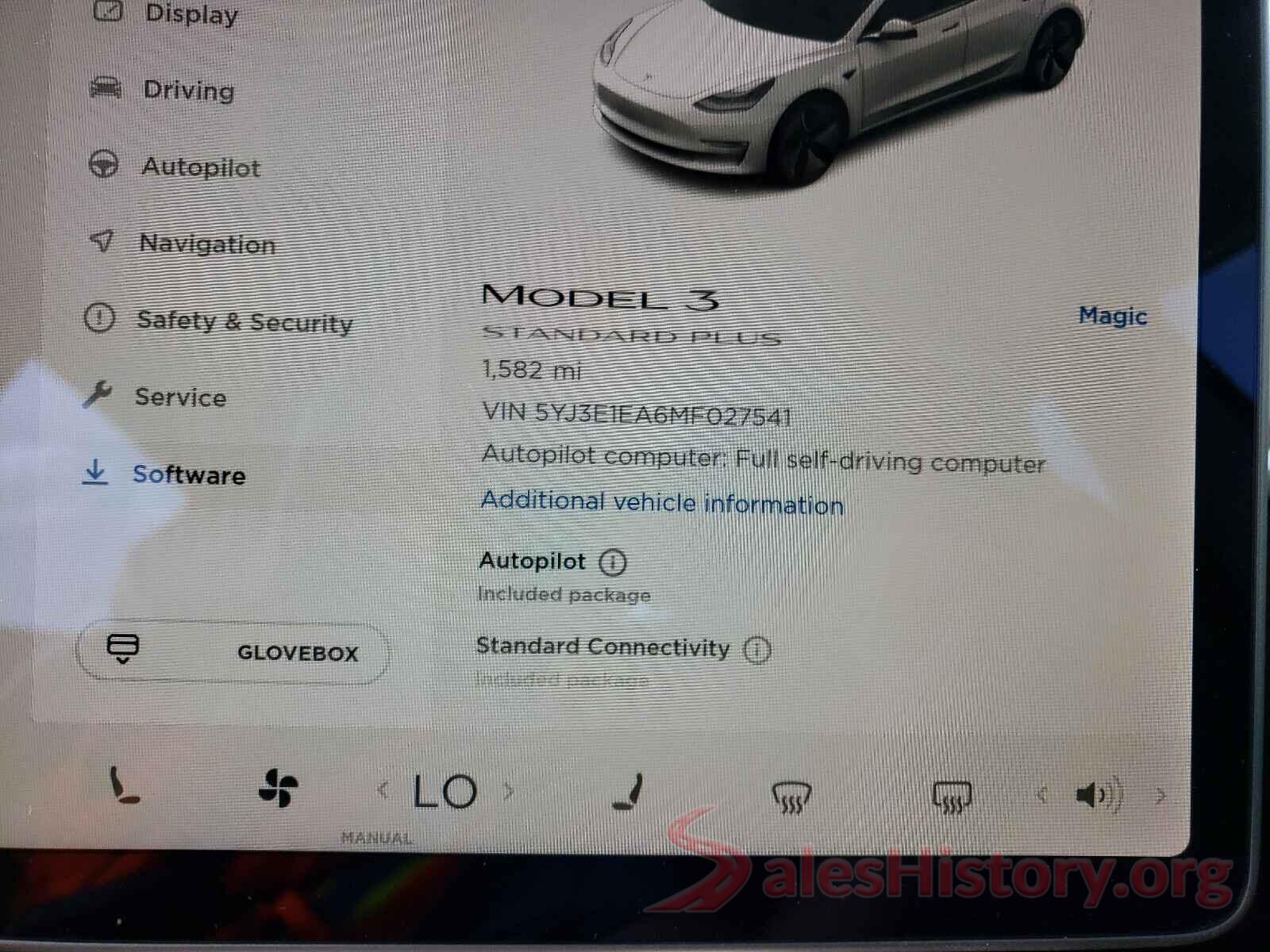 5YJ3E1EA6MF027541 2021 TESLA MODEL 3