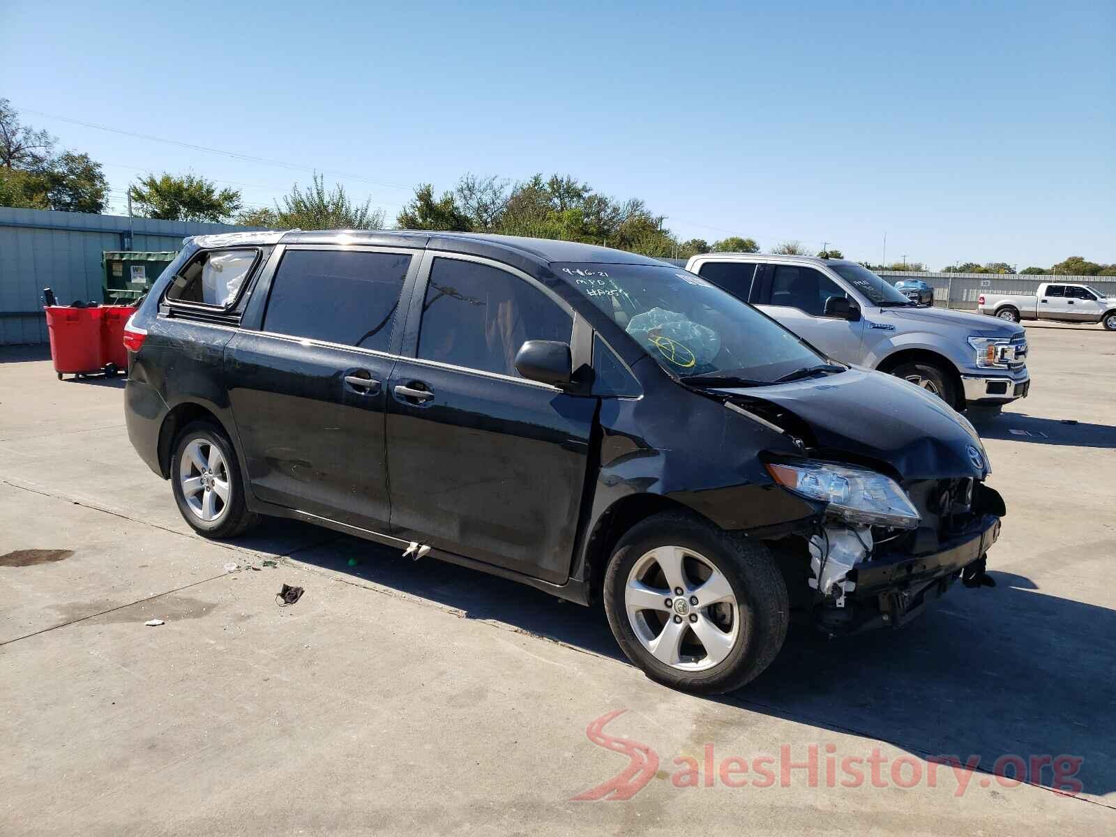 5TDZZ3DC7HS884191 2017 TOYOTA SIENNA