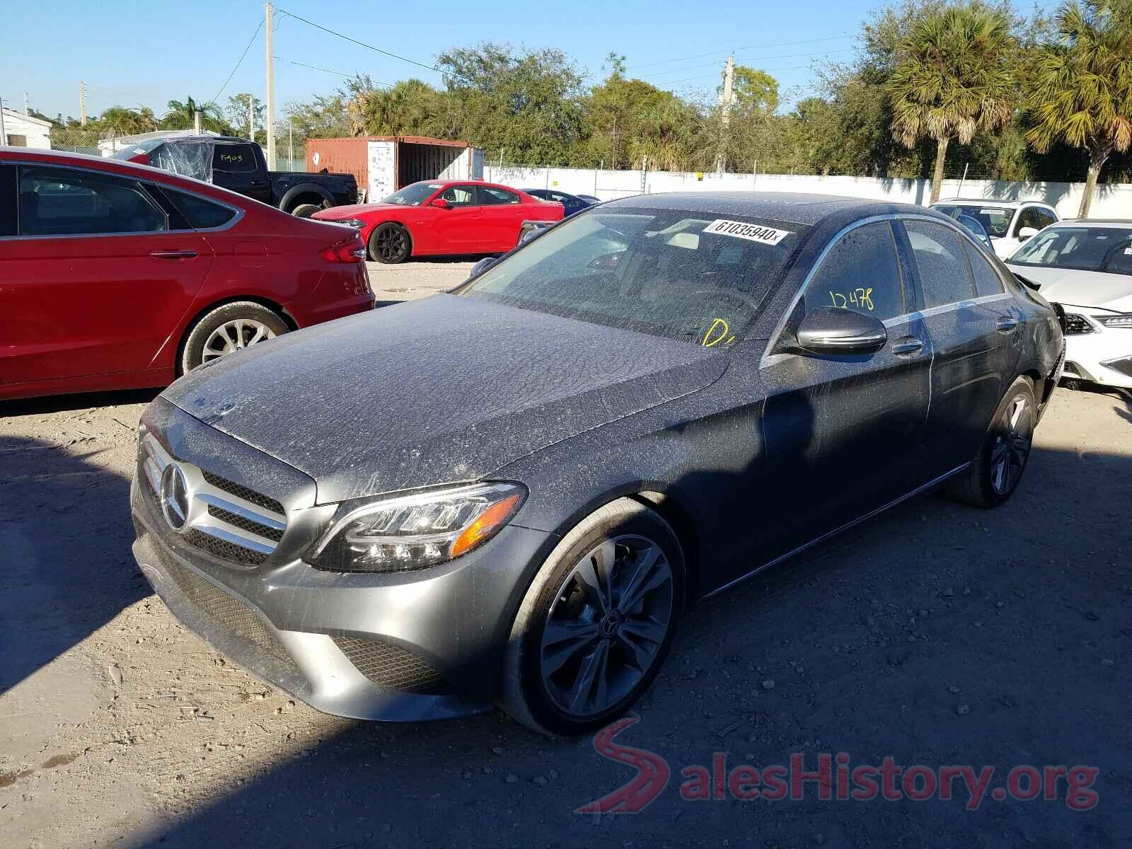 55SWF8DBXKU297462 2019 MERCEDES-BENZ C CLASS