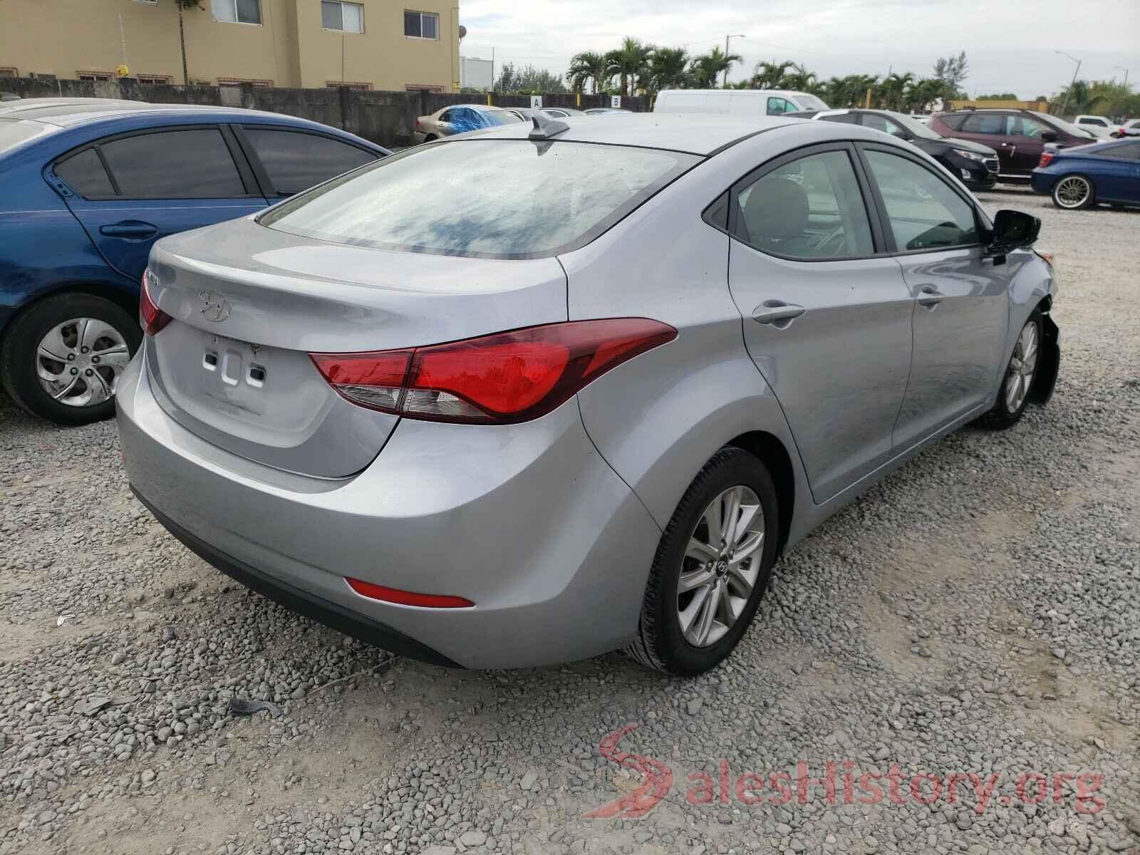 5NPDH4AE6GH722744 2016 HYUNDAI ELANTRA