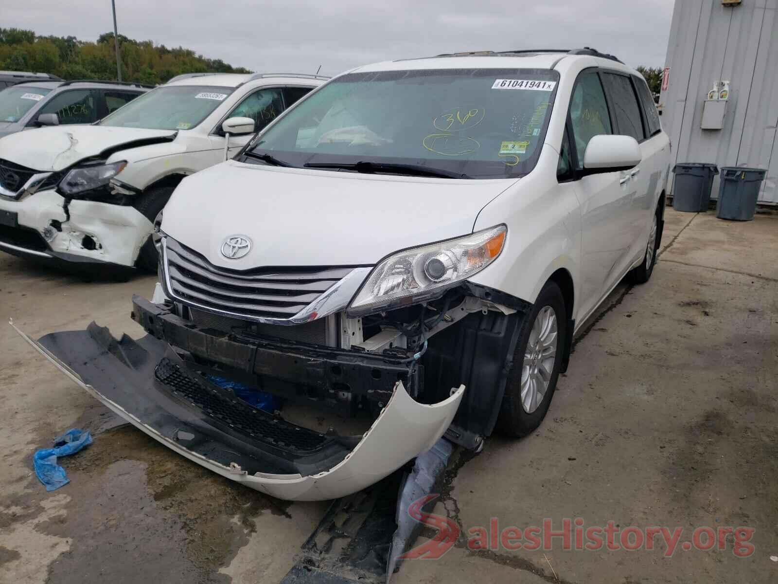 5TDYK3DC1GS704217 2016 TOYOTA SIENNA