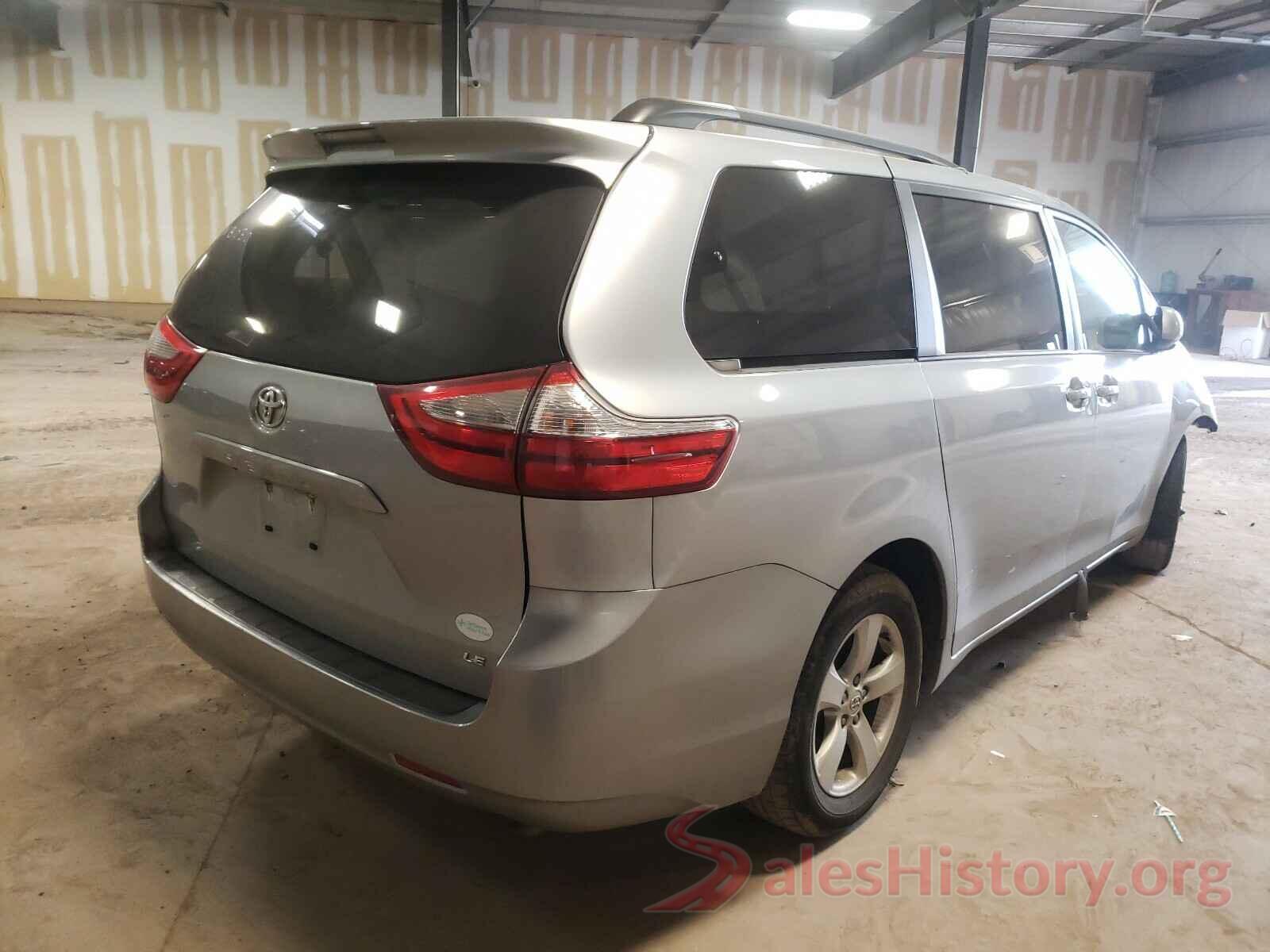 5TDKZ3DC7HS785789 2017 TOYOTA SIENNA