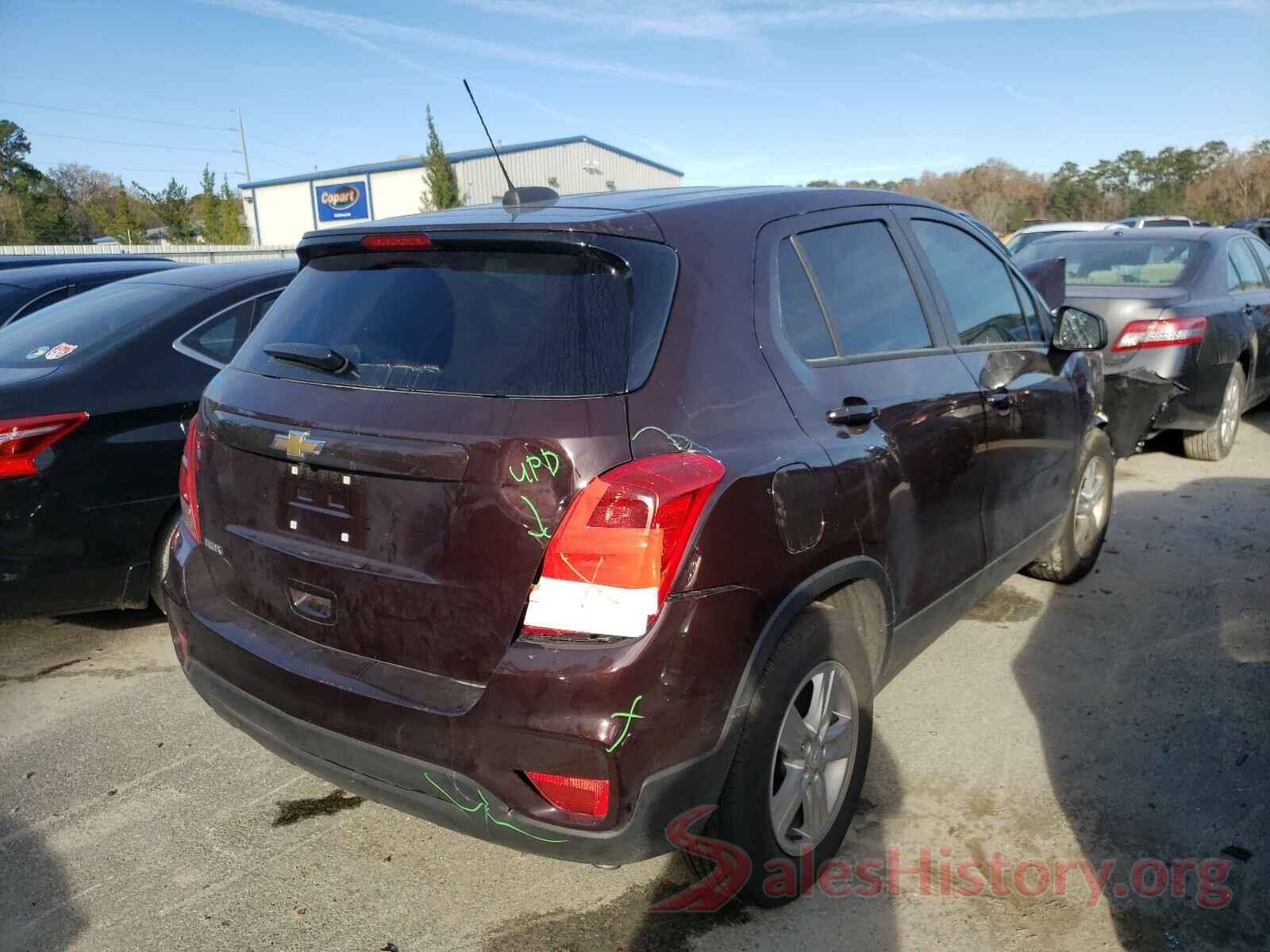 KL7CJKSBXLB349189 2020 CHEVROLET TRAX