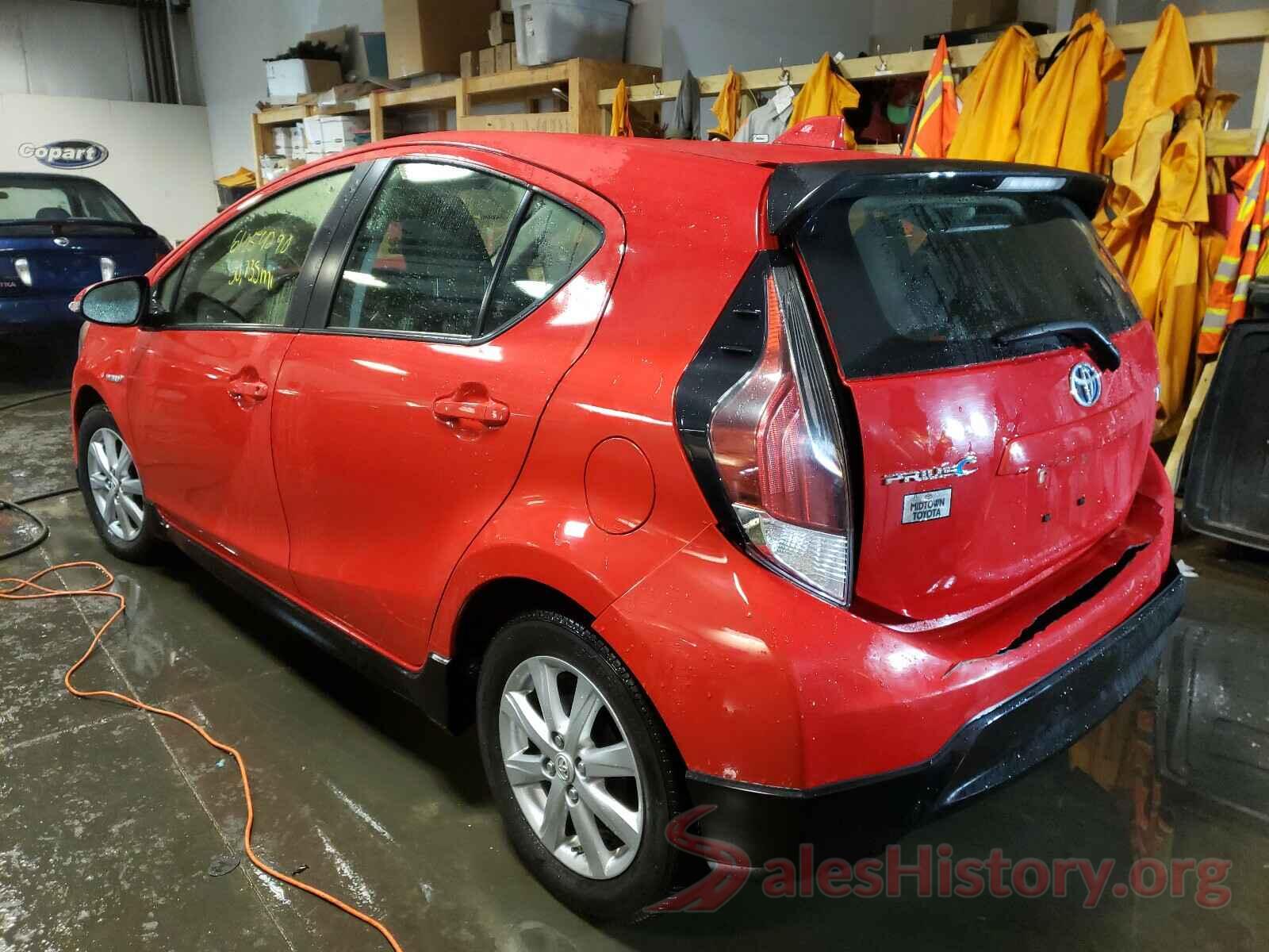 JTDKDTB37H1591357 2017 TOYOTA PRIUS