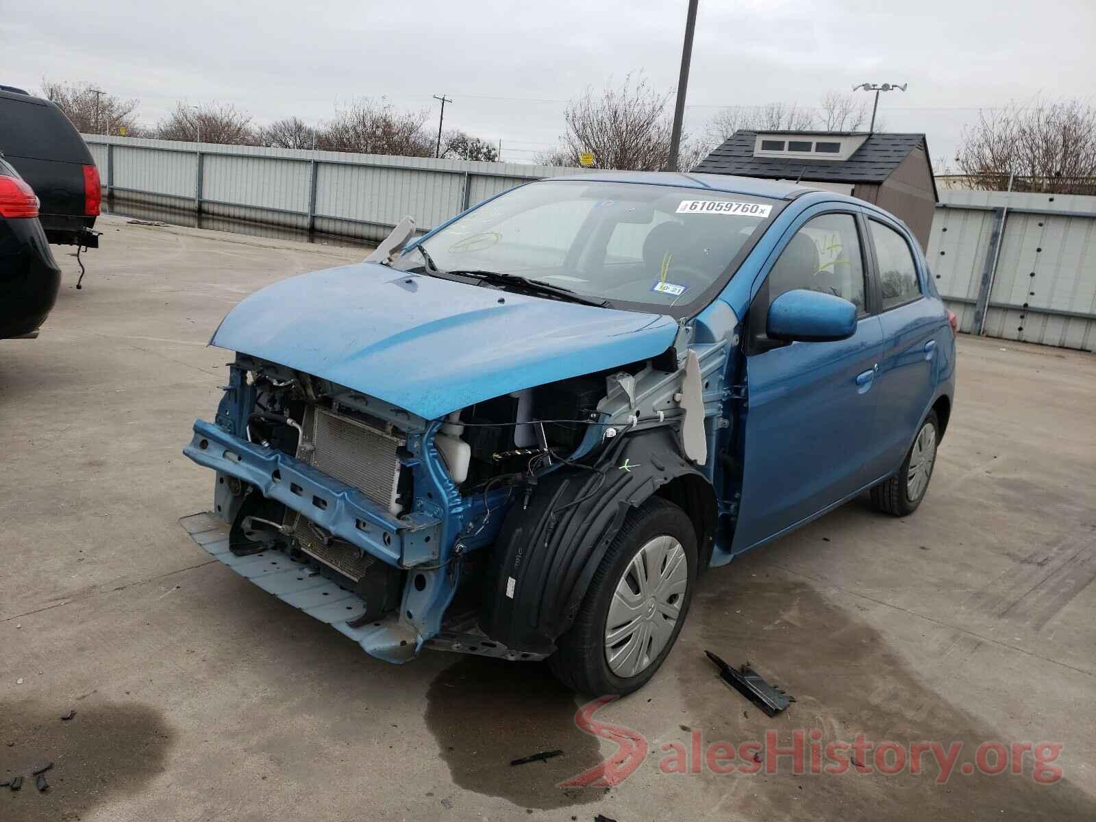 ML32A3HJ8KH016605 2019 MITSUBISHI MIRAGE