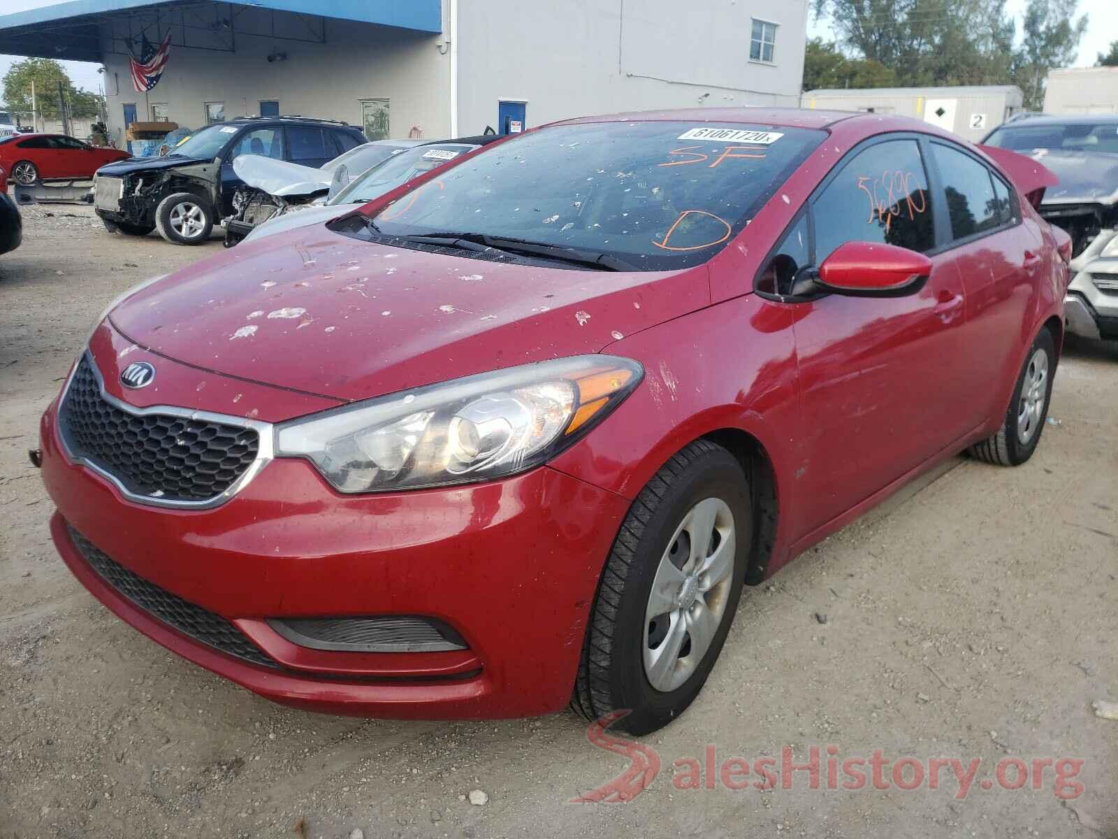 KNAFK4A68G5466431 2016 KIA FORTE