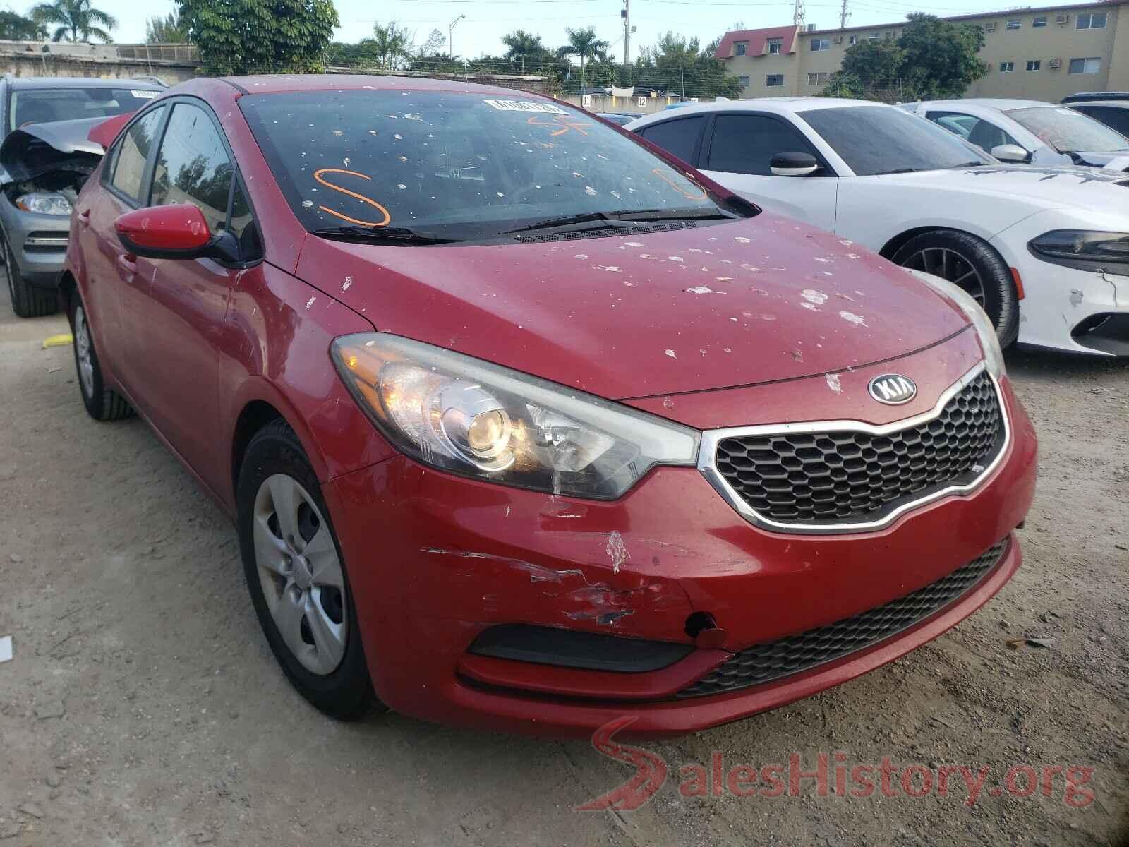 KNAFK4A68G5466431 2016 KIA FORTE