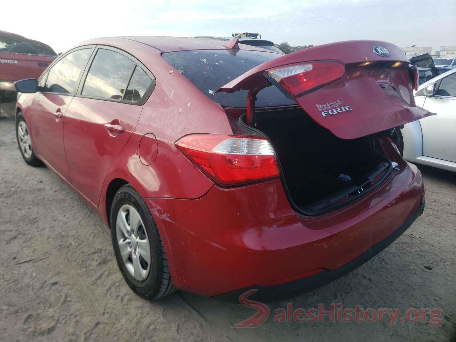 KNAFK4A68G5466431 2016 KIA FORTE