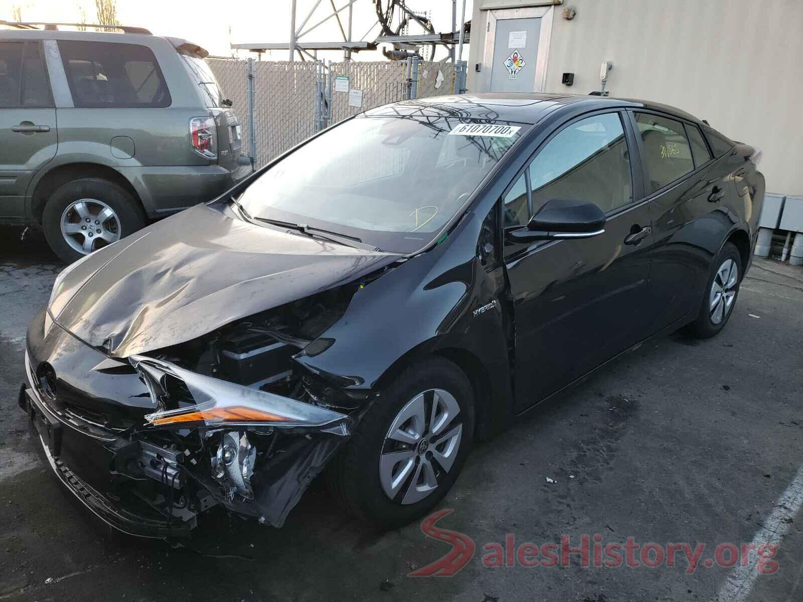 JTDKARFU3G3518665 2016 TOYOTA PRIUS