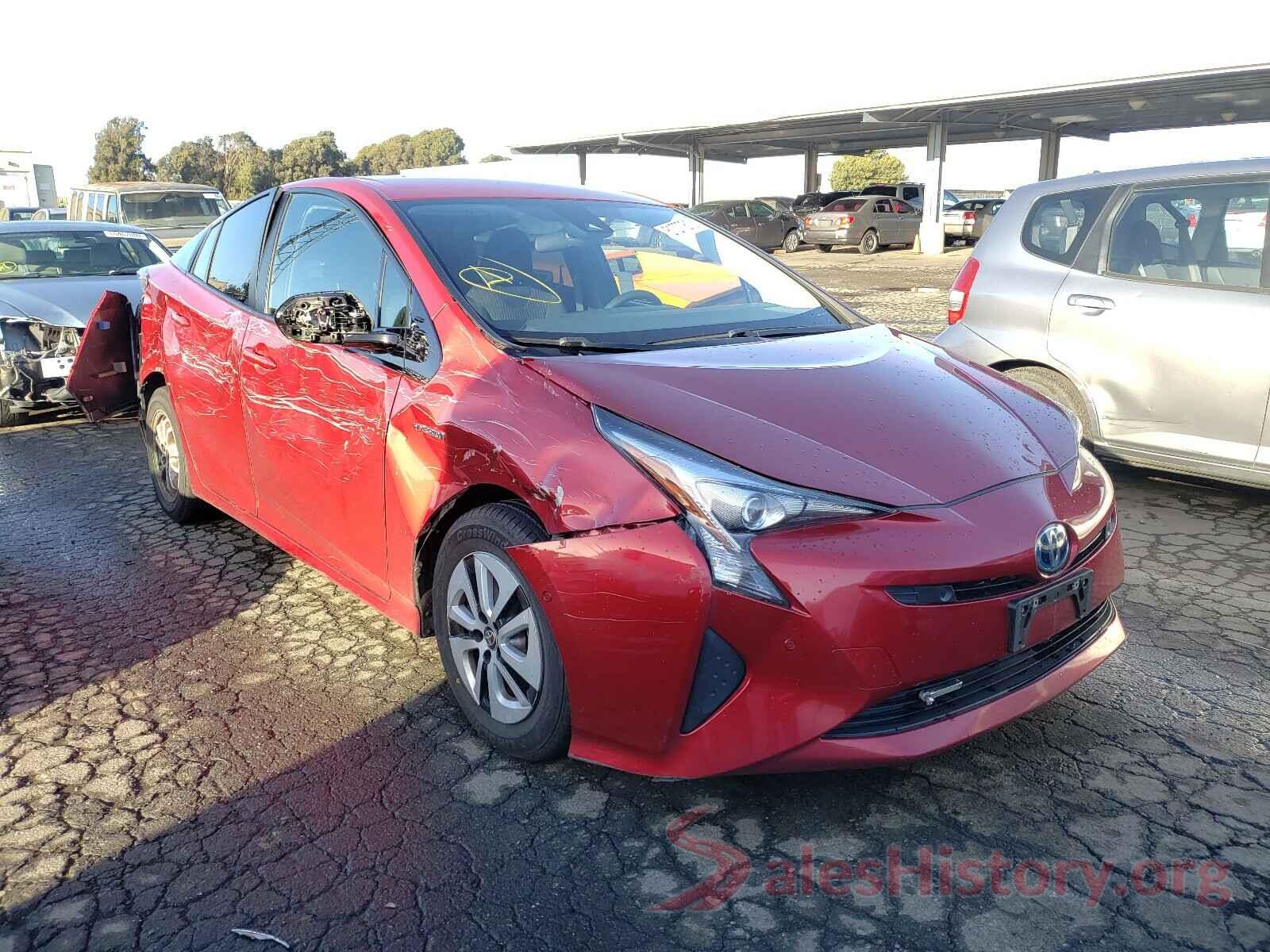 JTDKBRFUXJ3580911 2018 TOYOTA PRIUS