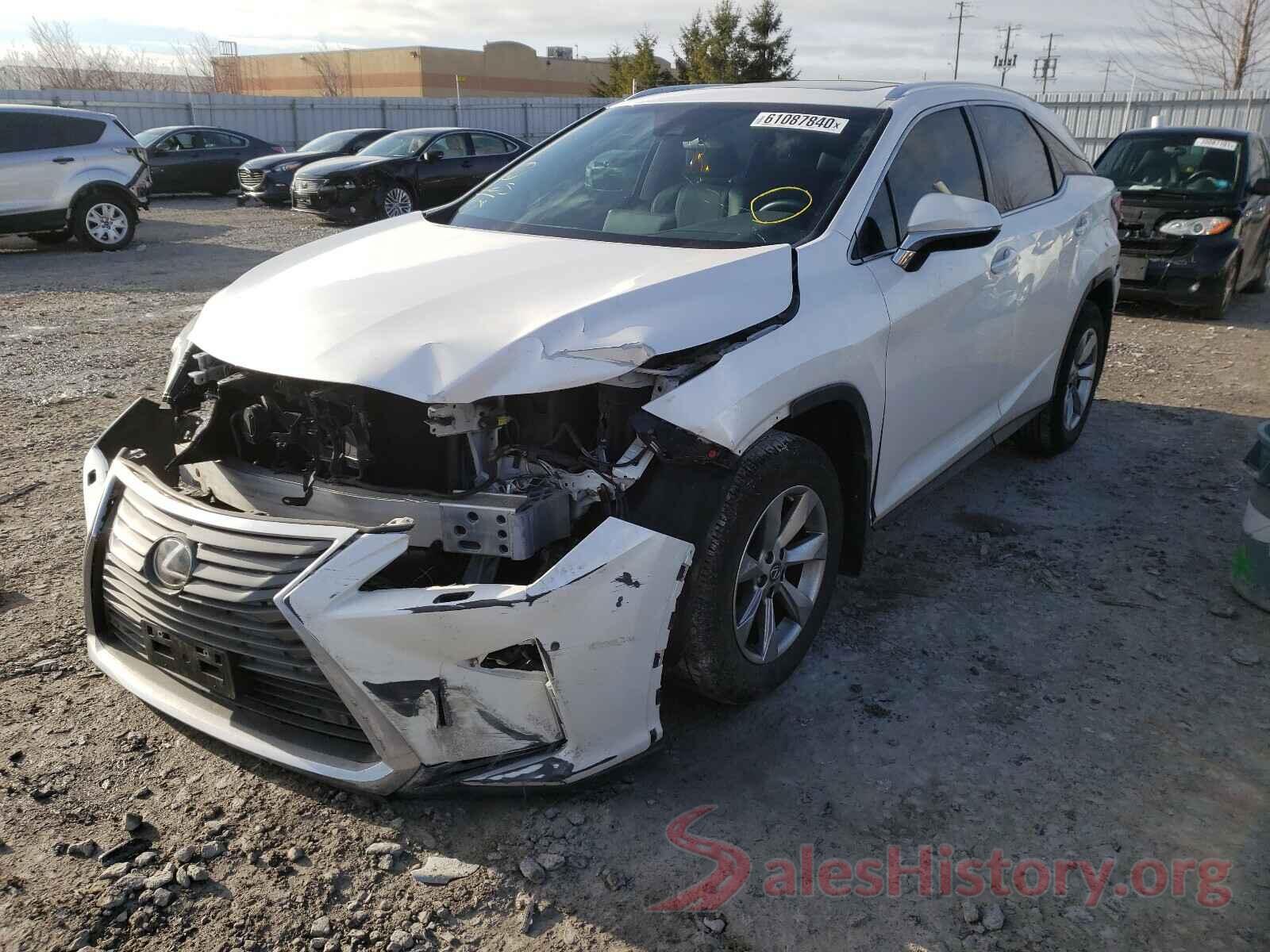 2T2BZMCAXKC173832 2019 LEXUS RX350