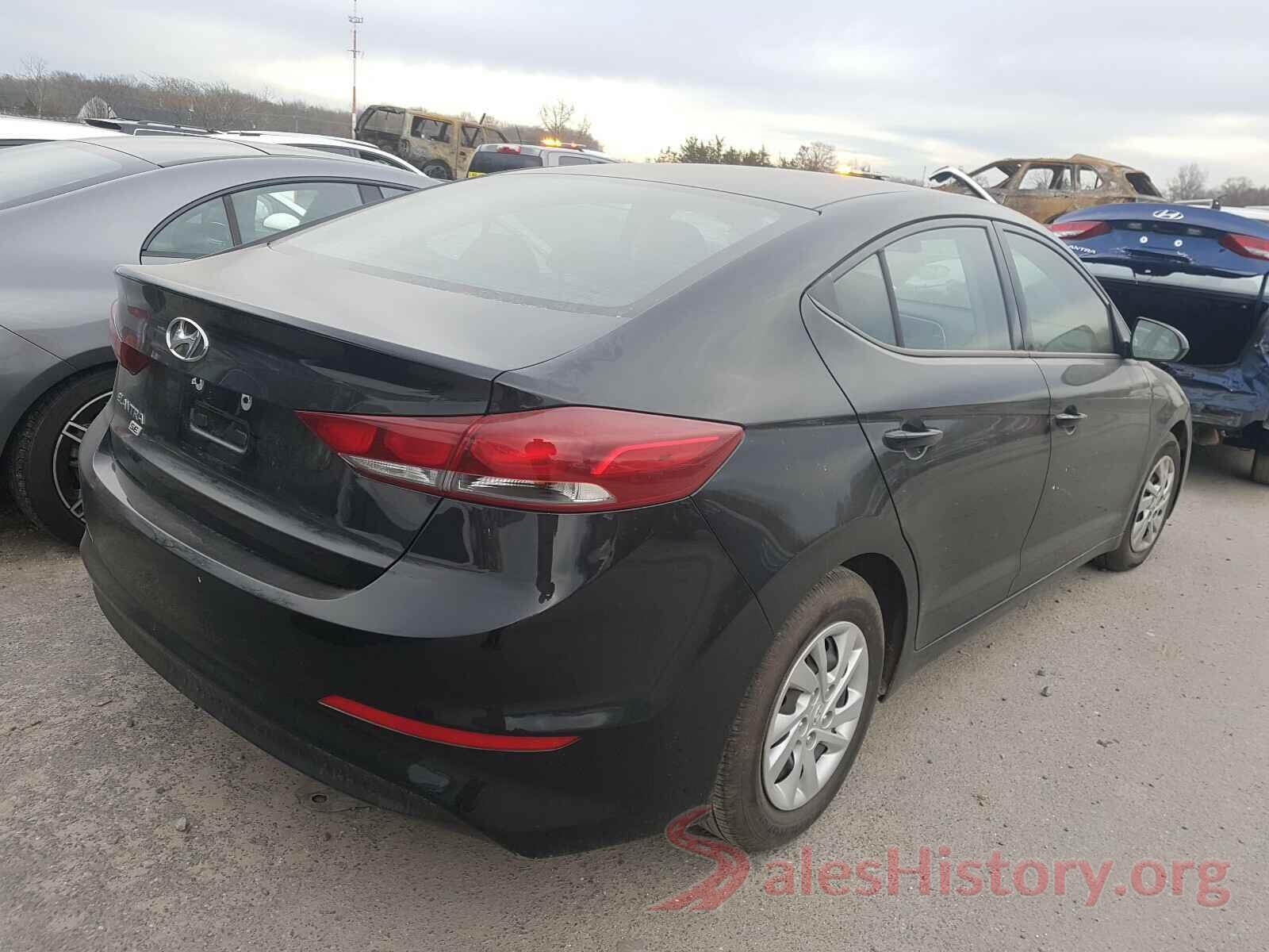 5NPD74LF5JH267384 2018 HYUNDAI ELANTRA