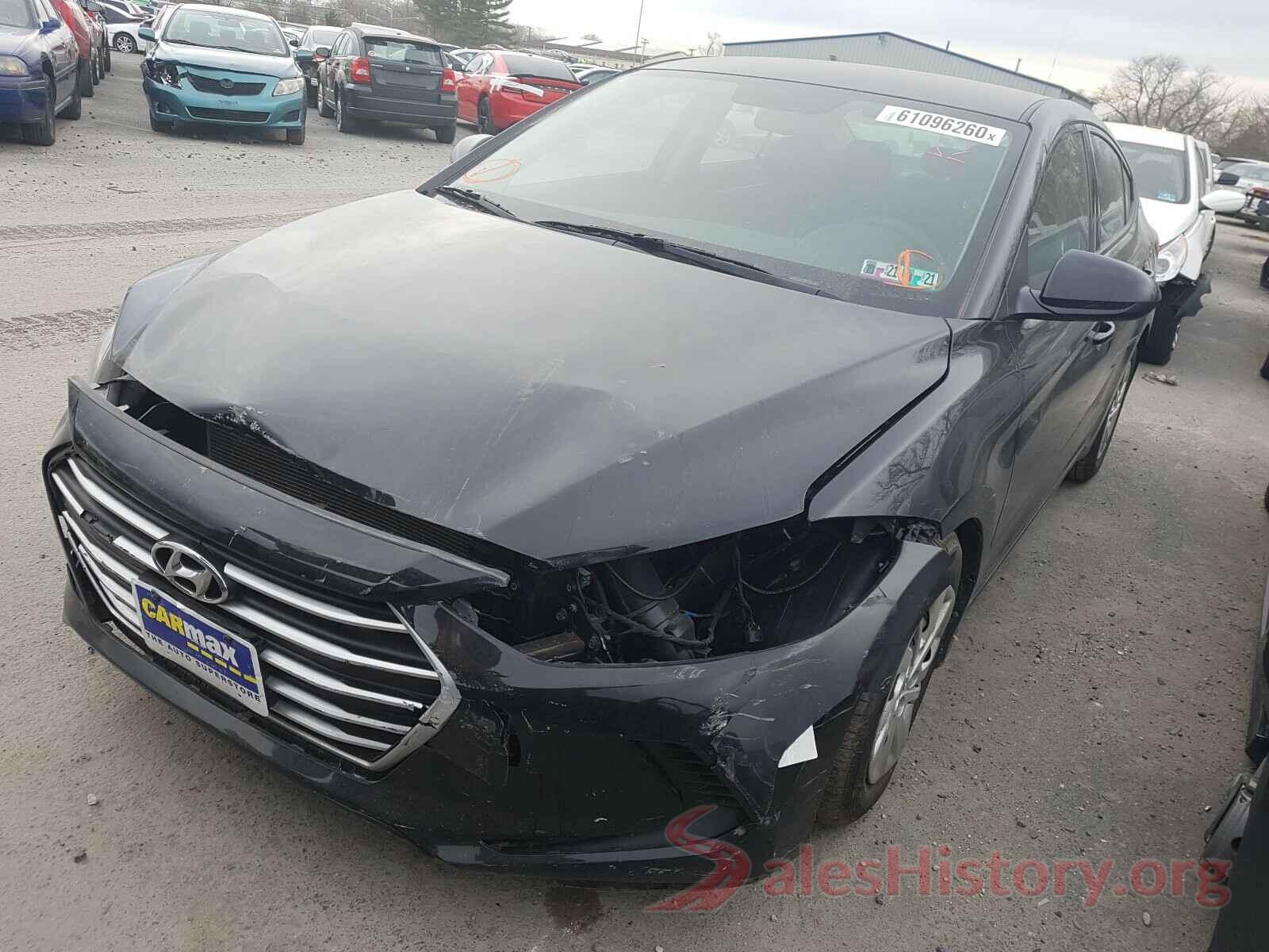 5NPD74LF5JH267384 2018 HYUNDAI ELANTRA