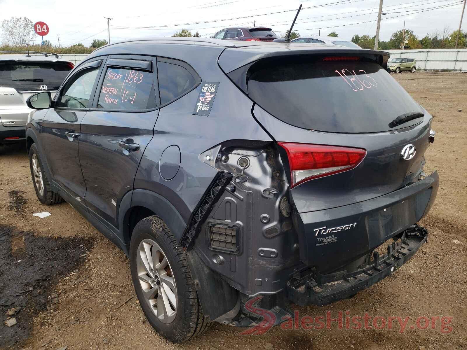 KM8J3CA46GU101220 2016 HYUNDAI TUCSON