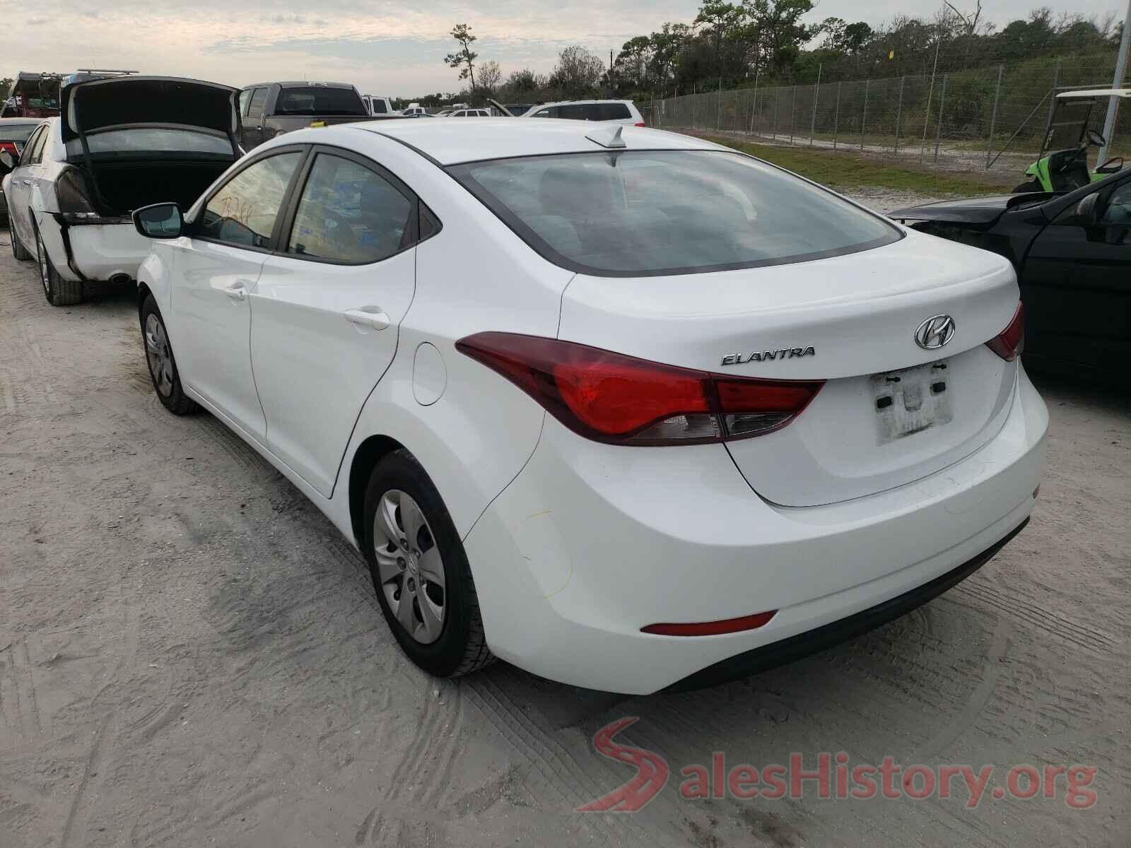 5NPDH4AE1GH667734 2016 HYUNDAI ELANTRA