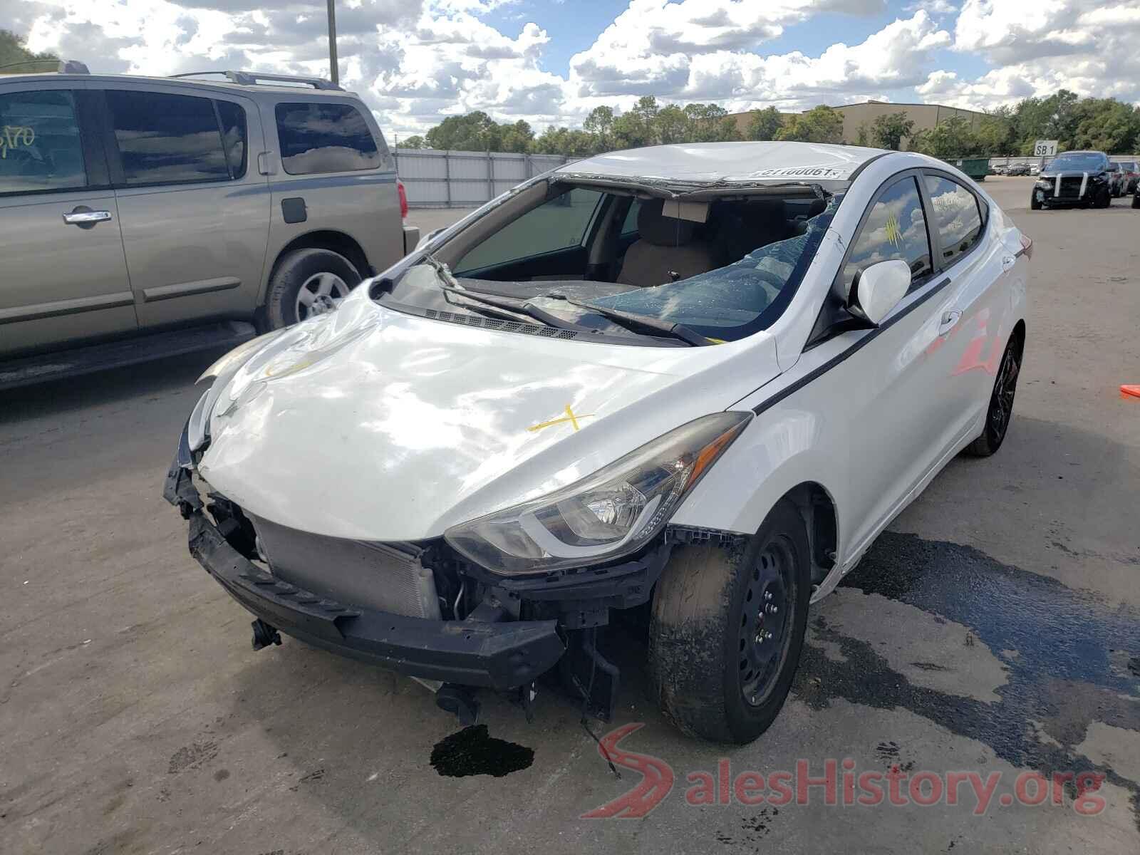 5NPDH4AE4GH767357 2016 HYUNDAI ELANTRA