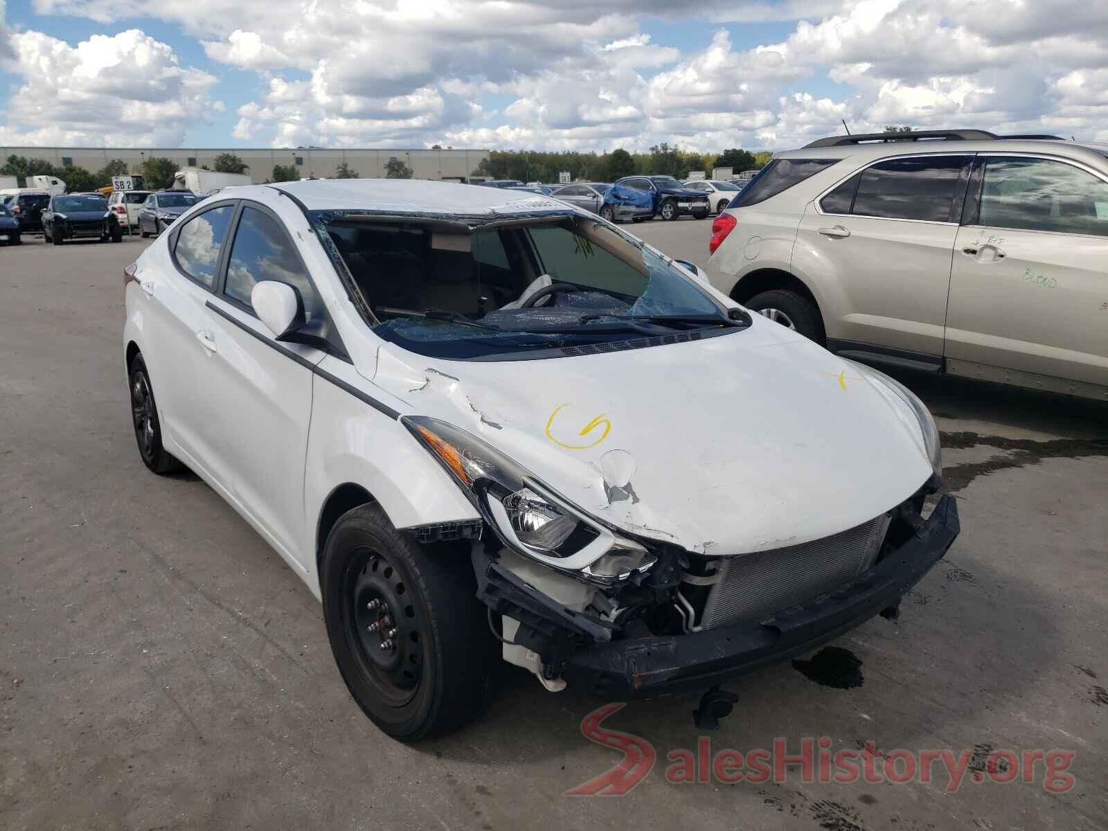 5NPDH4AE4GH767357 2016 HYUNDAI ELANTRA