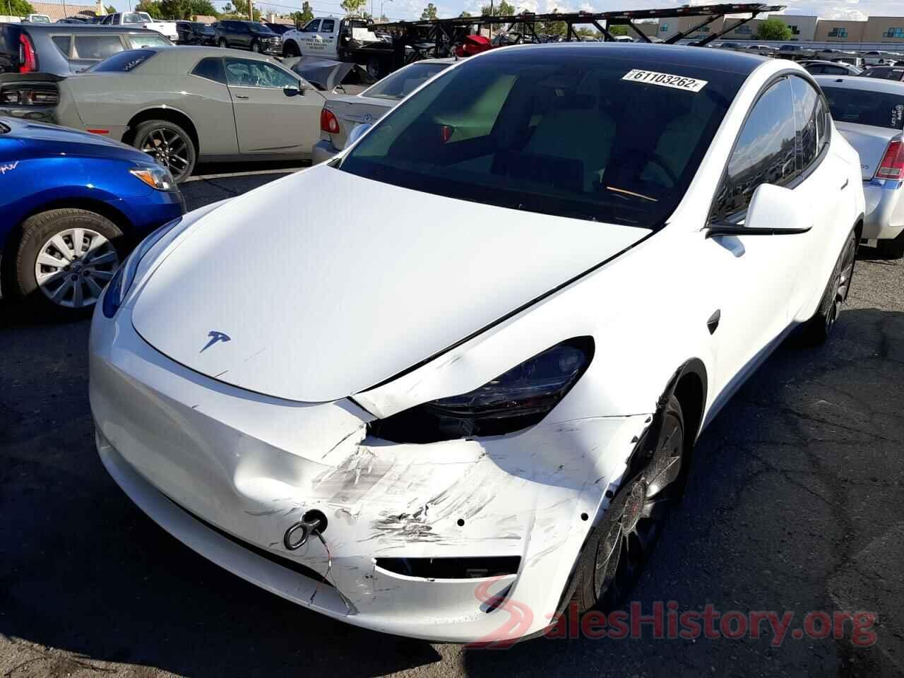 7SAYGDEF1NF488387 2022 TESLA MODEL Y