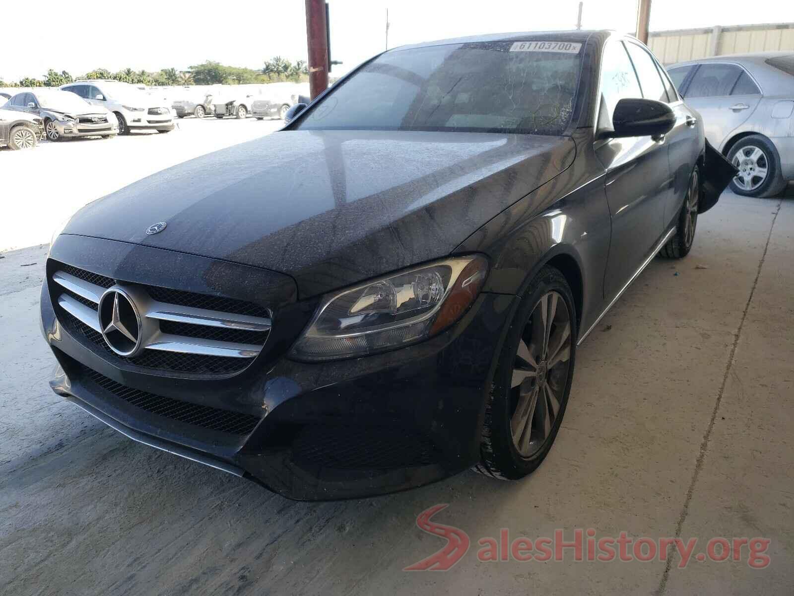 55SWF4JB1JU282442 2018 MERCEDES-BENZ C CLASS