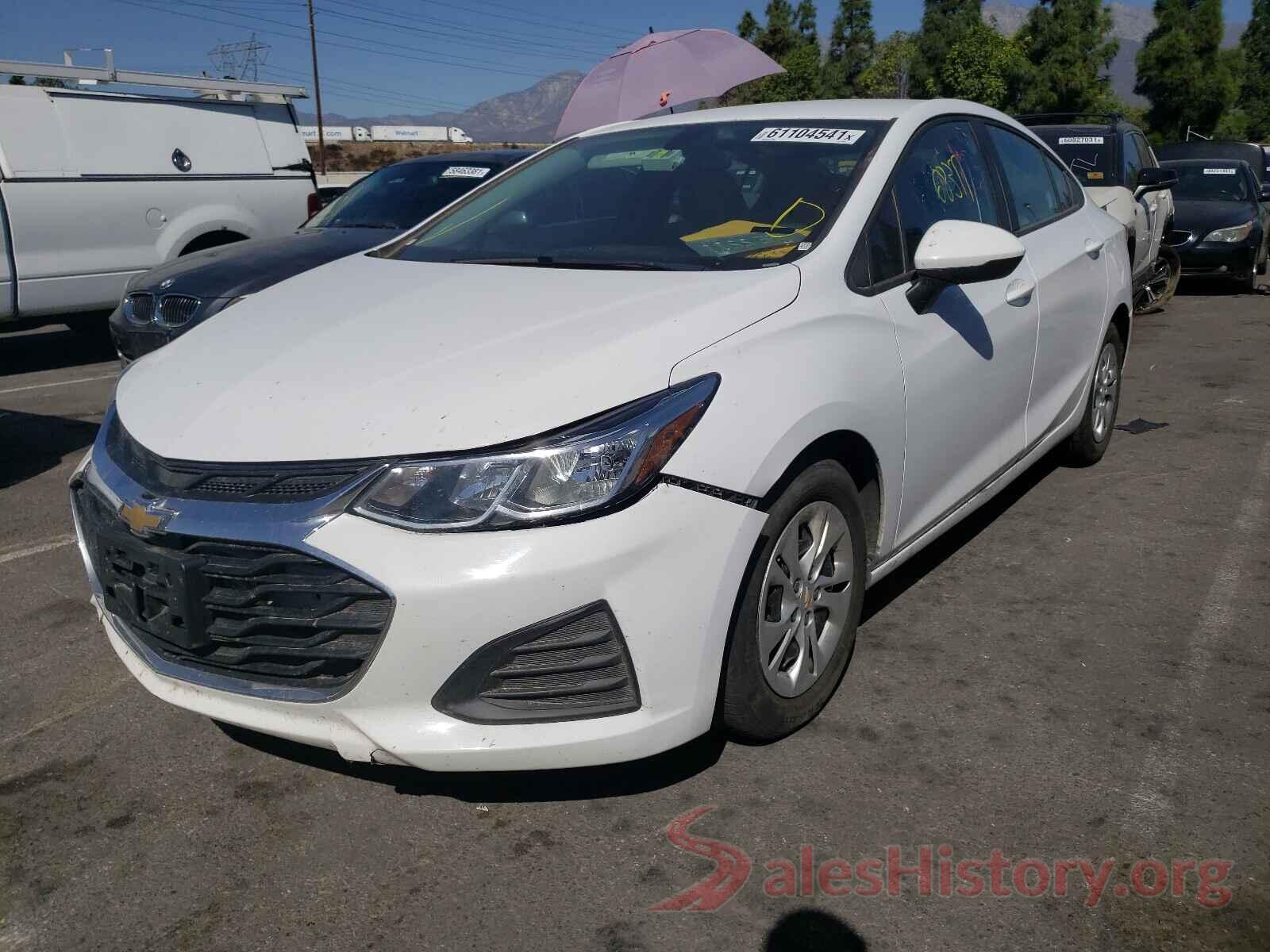 1G1BJ5SMXK7103500 2019 CHEVROLET CRUZE