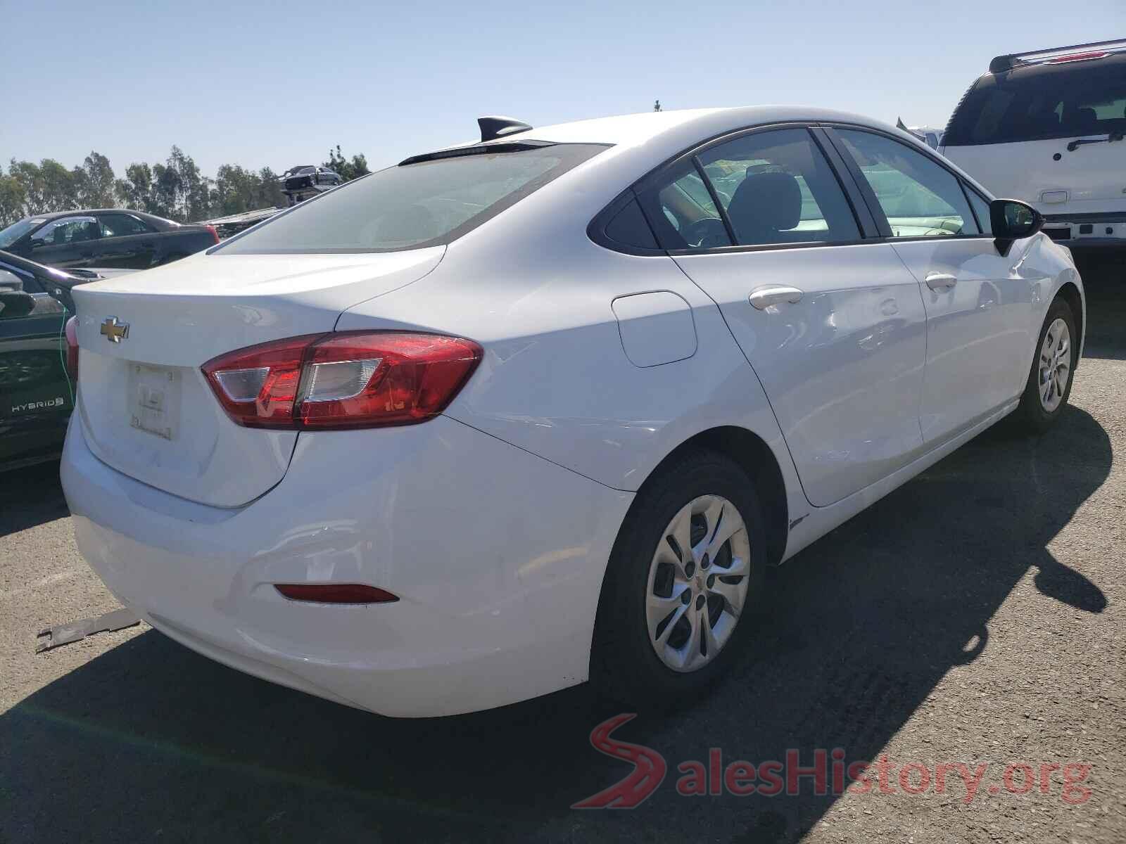 1G1BJ5SMXK7103500 2019 CHEVROLET CRUZE