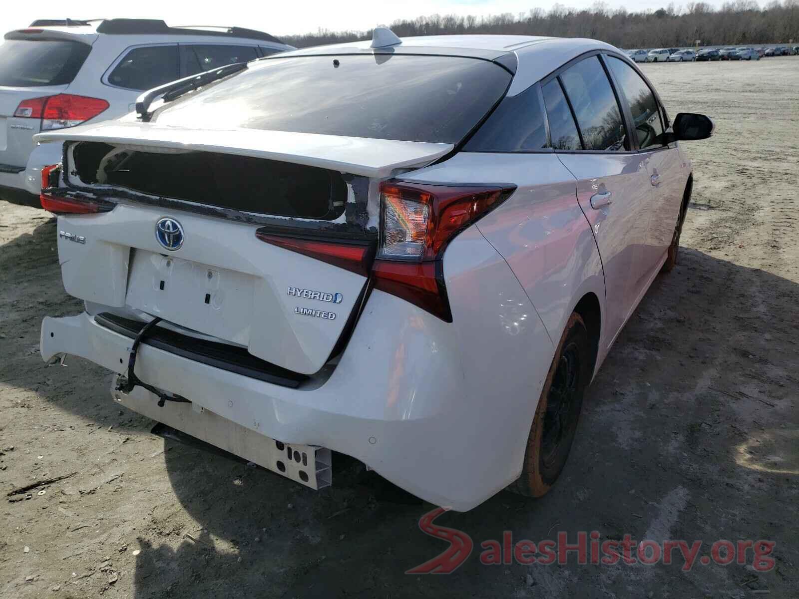 JTDKARFU3K3102057 2019 TOYOTA PRIUS