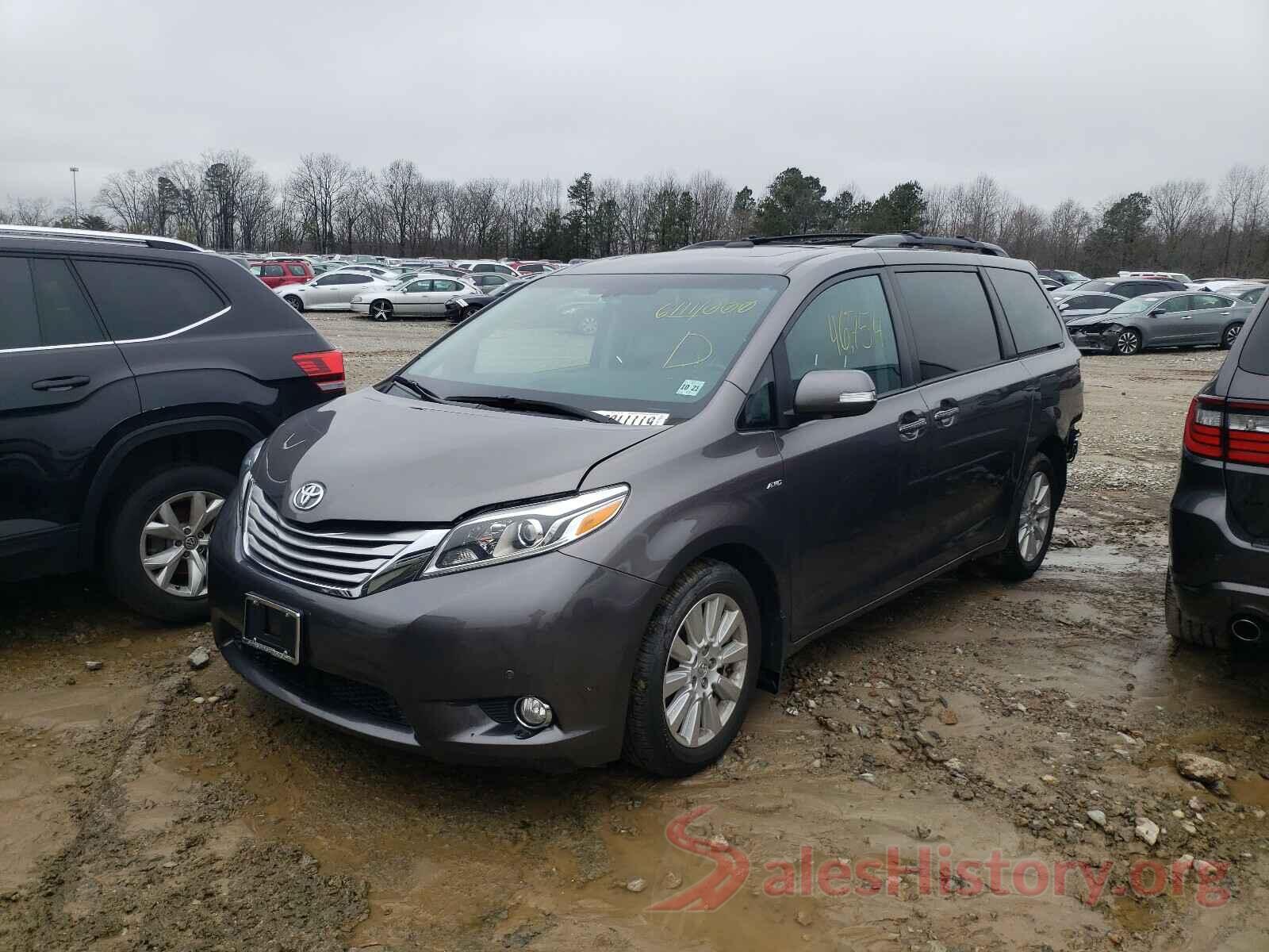 5TDDZ3DC2HS149371 2017 TOYOTA SIENNA