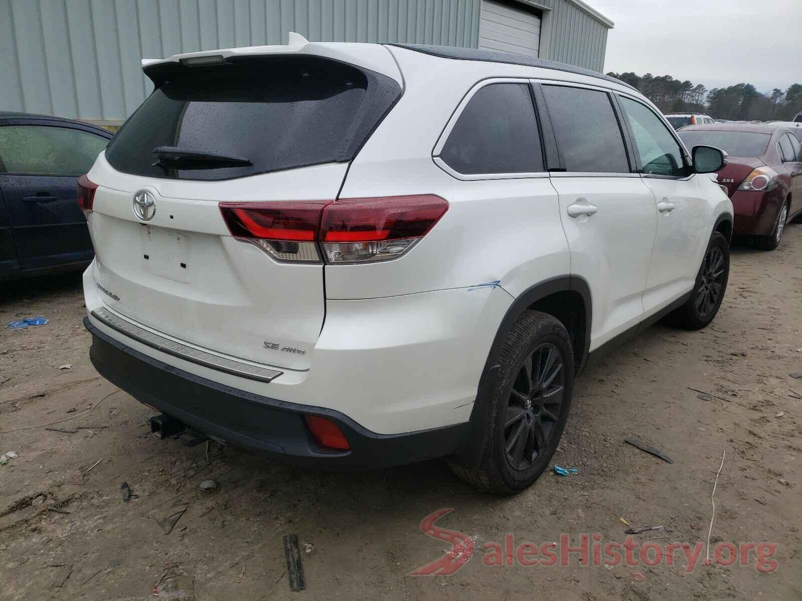 5TDJZRFHXKS726055 2019 TOYOTA HIGHLANDER