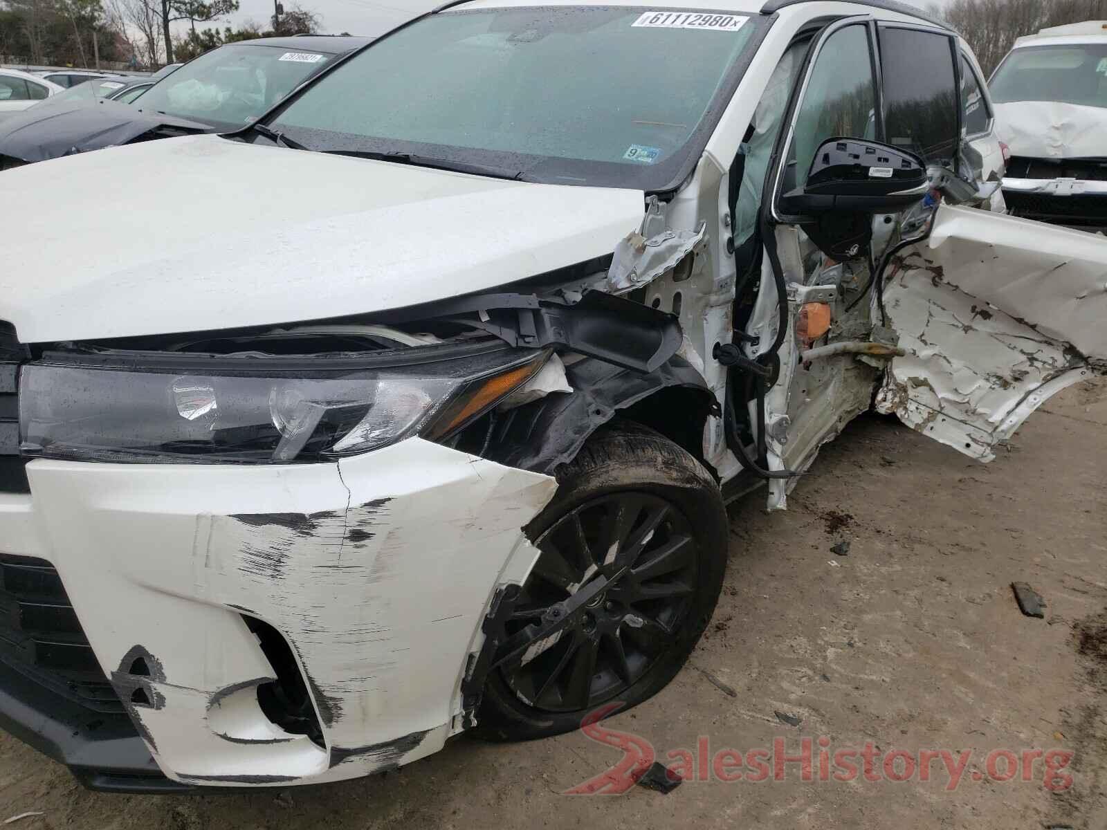 5TDJZRFHXKS726055 2019 TOYOTA HIGHLANDER