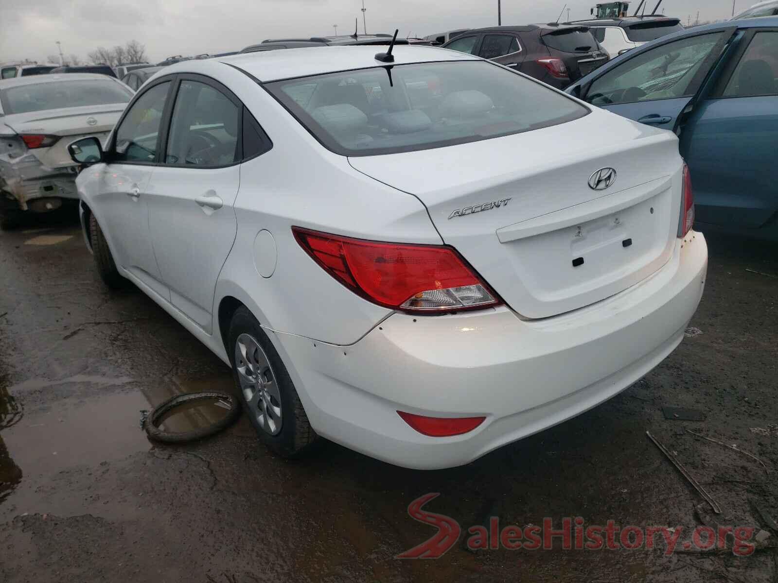 KMHCT4AE0GU120207 2016 HYUNDAI ACCENT